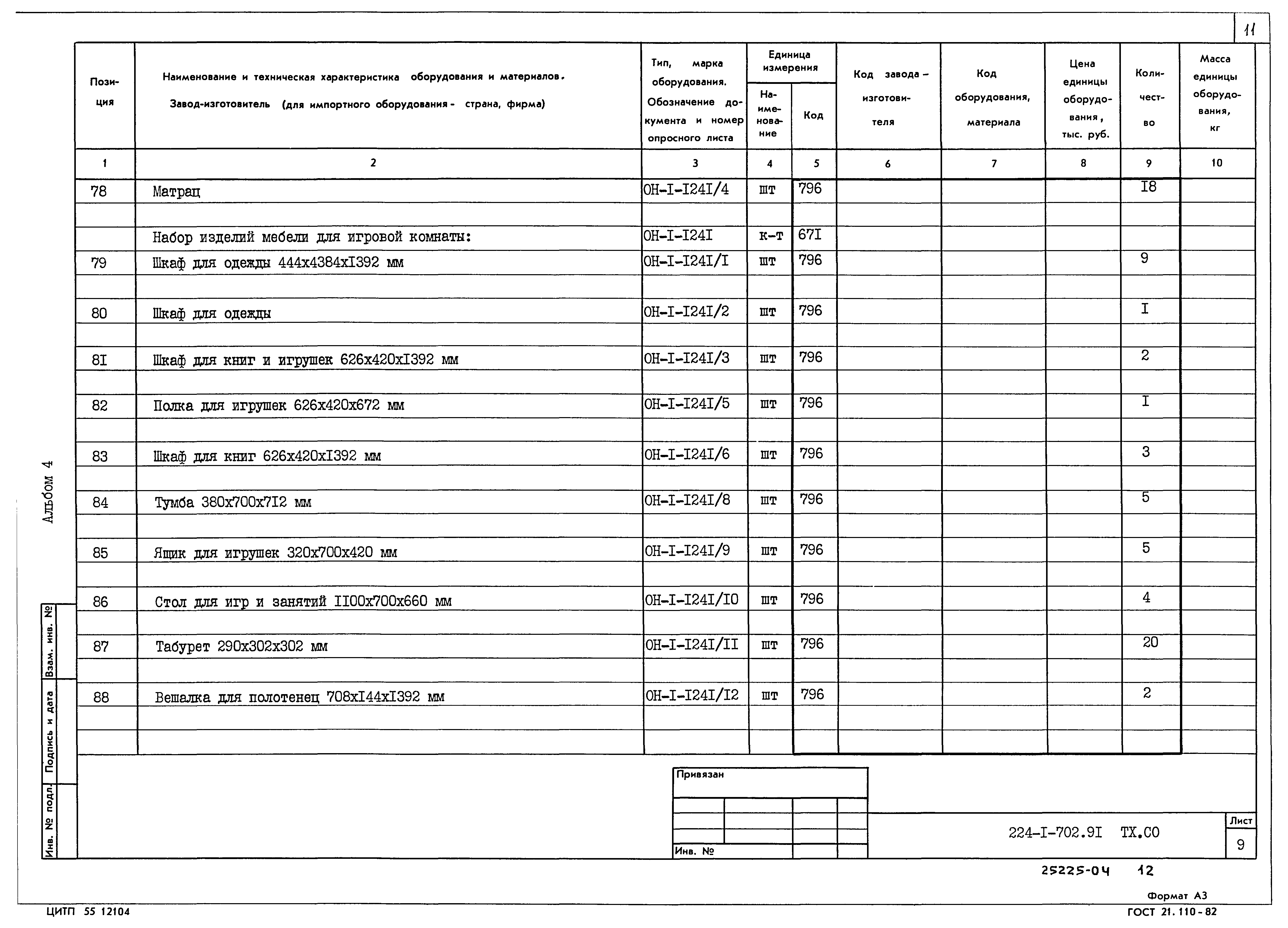Типовой проект 224-1-702.91