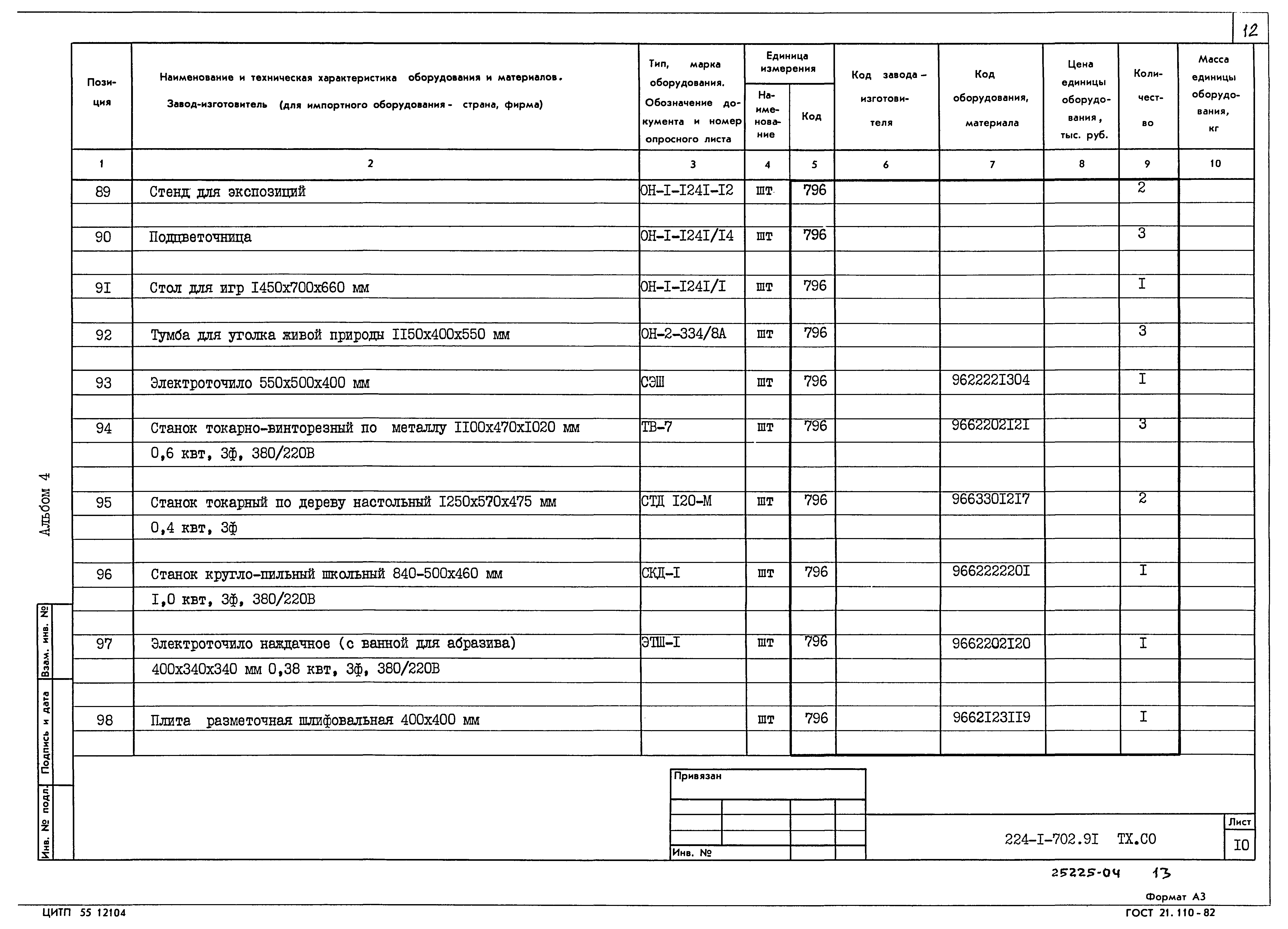 Типовой проект 224-1-702.91