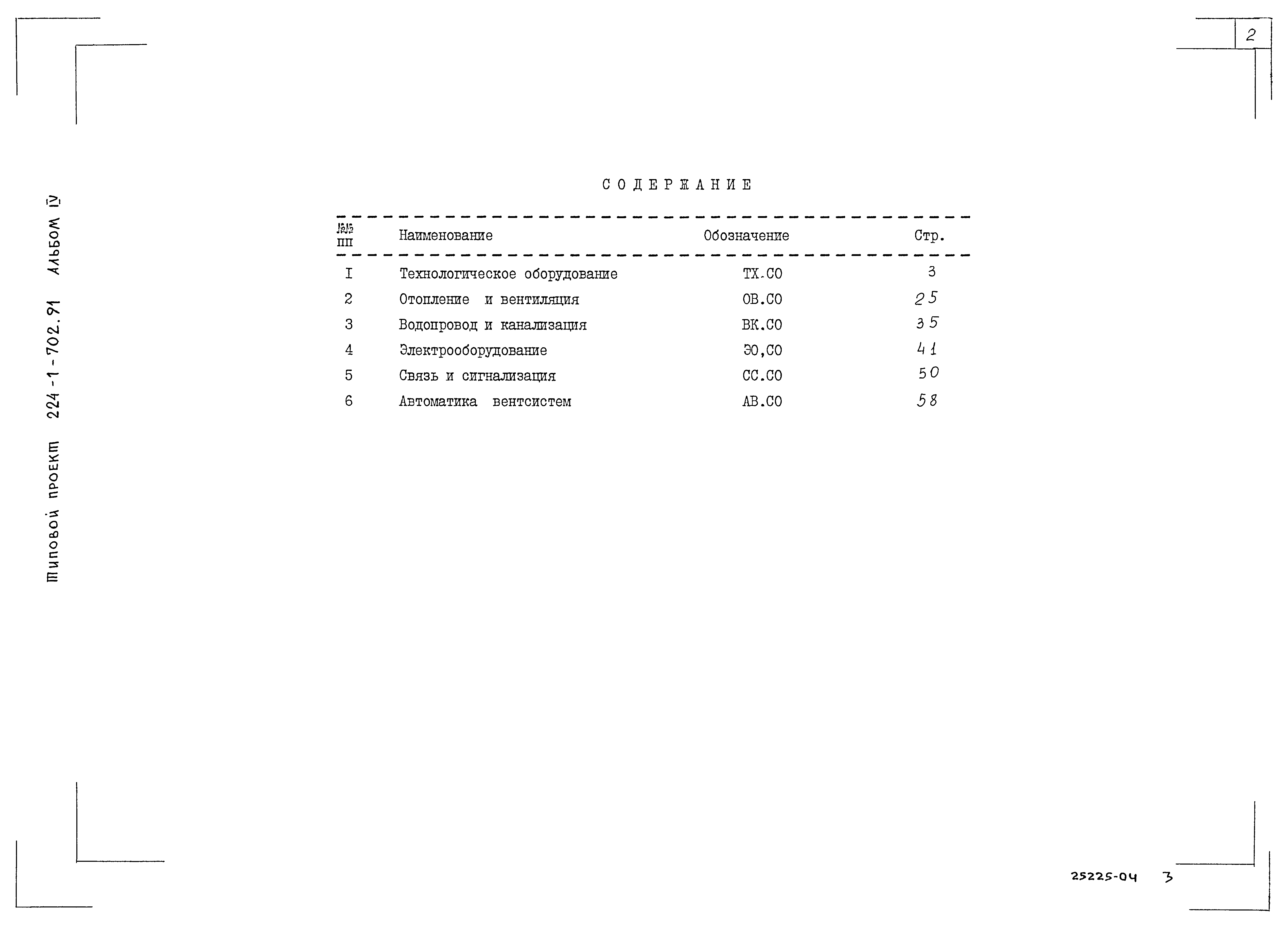 Типовой проект 224-1-702.91