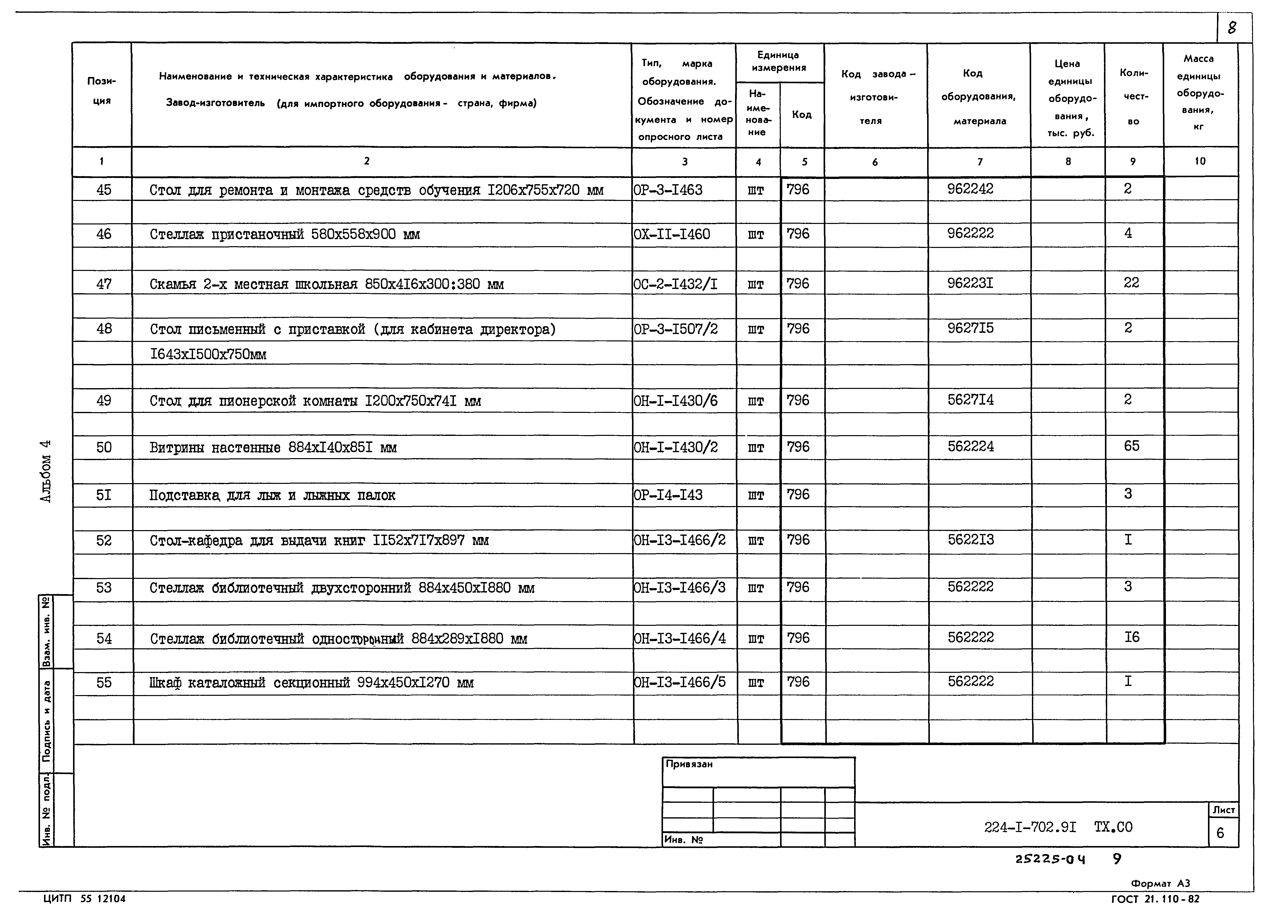 Типовой проект 224-1-702.91