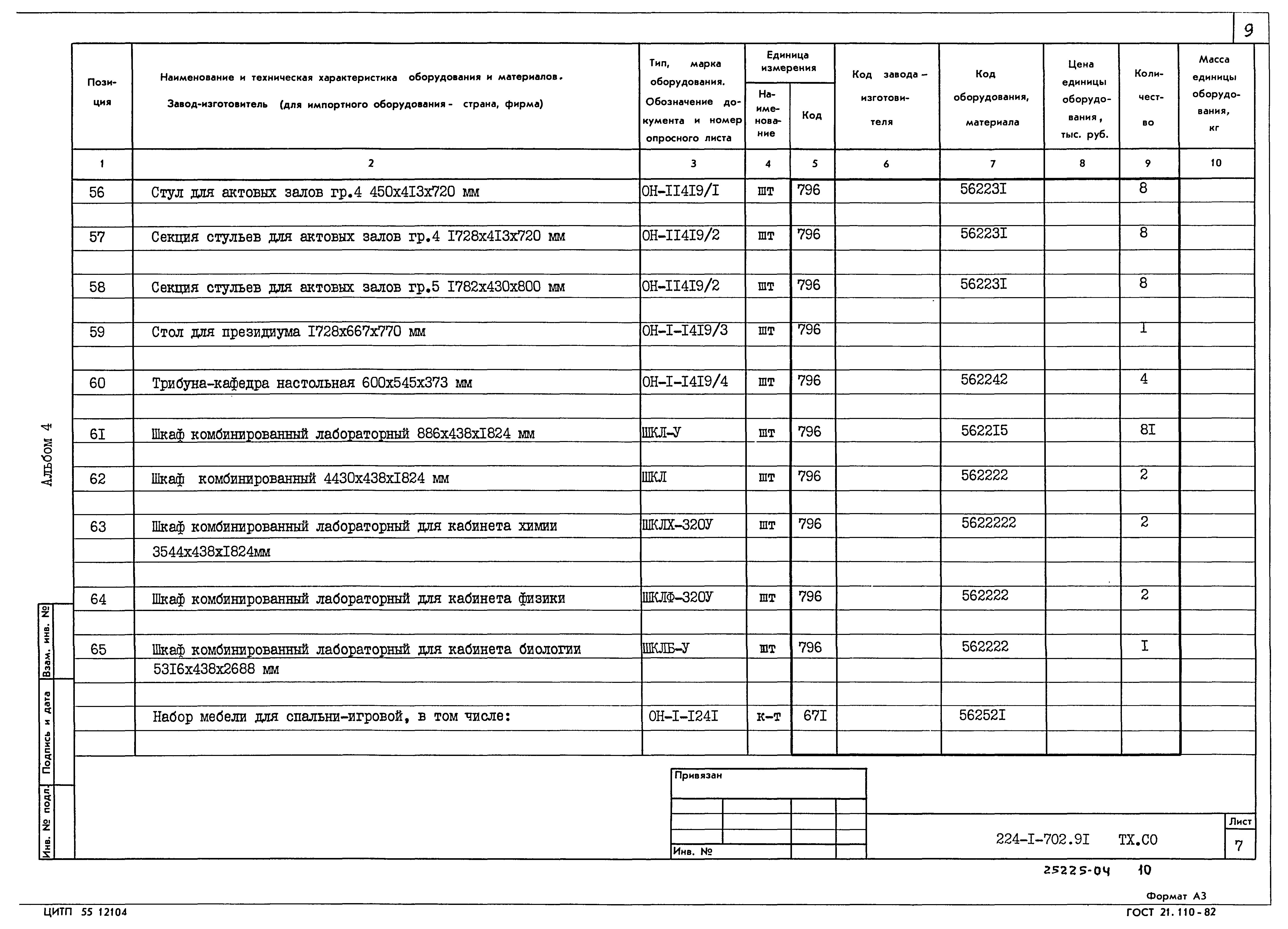 Типовой проект 224-1-702.91