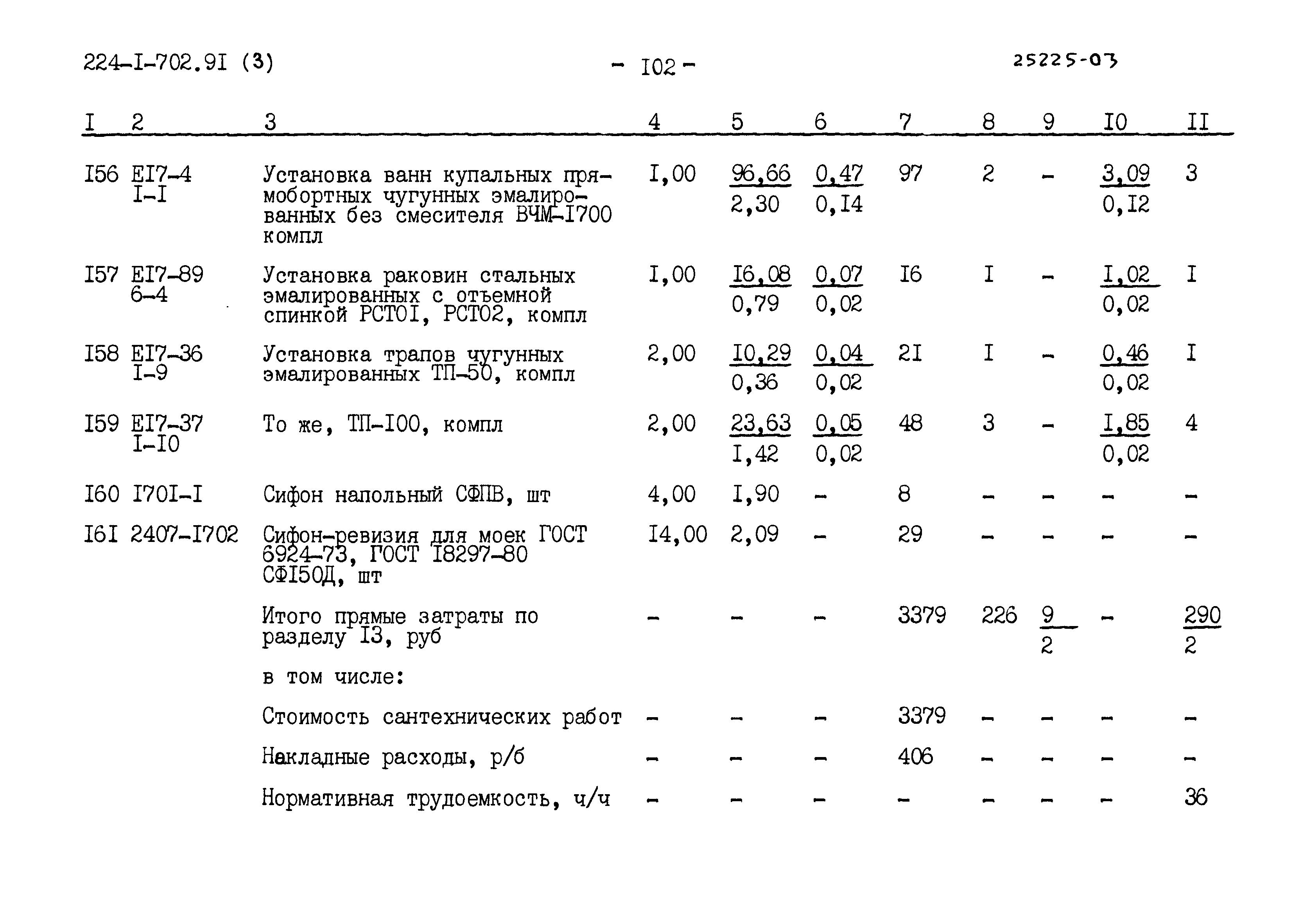 Типовой проект 224-1-702.91