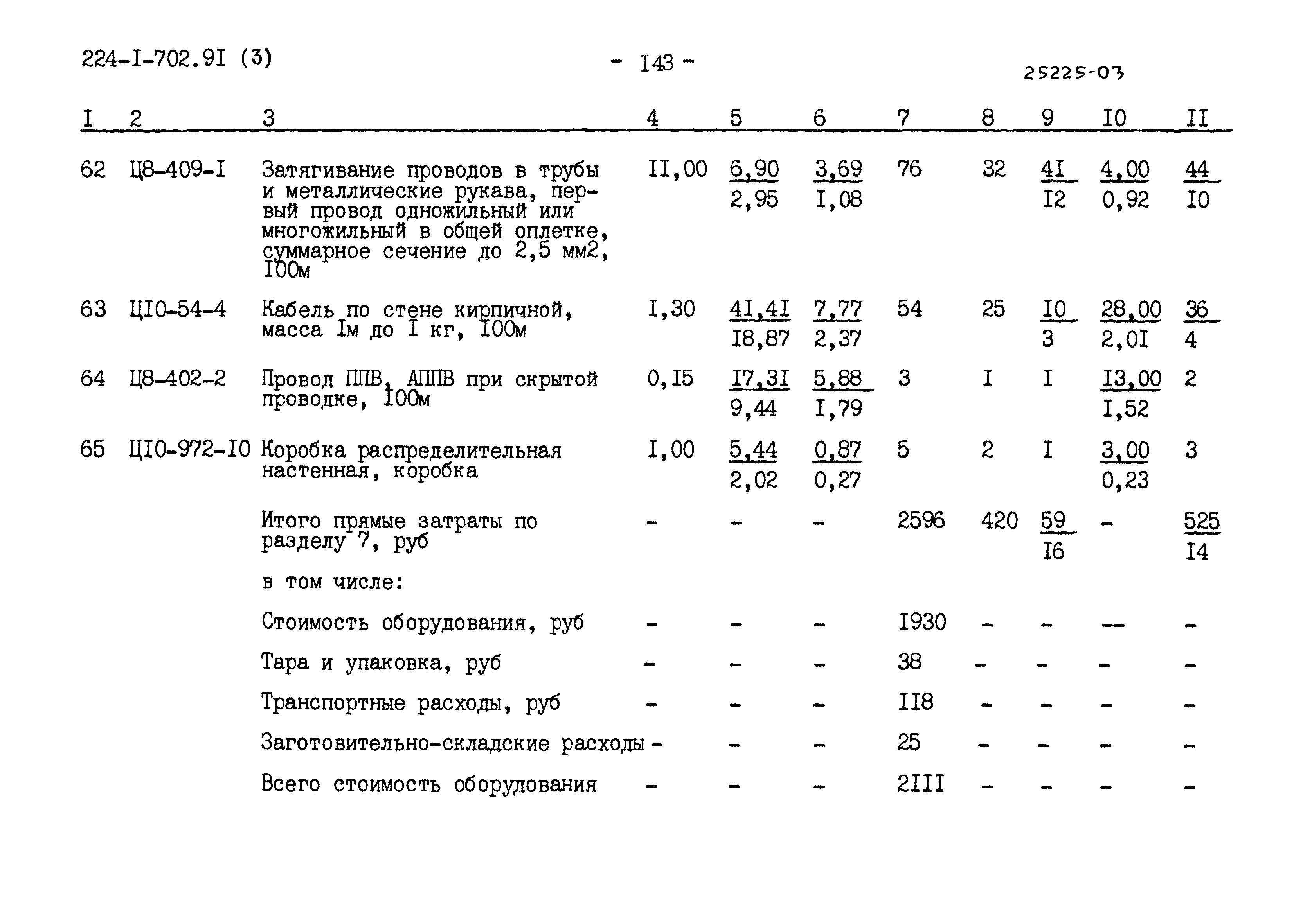 Типовой проект 224-1-702.91