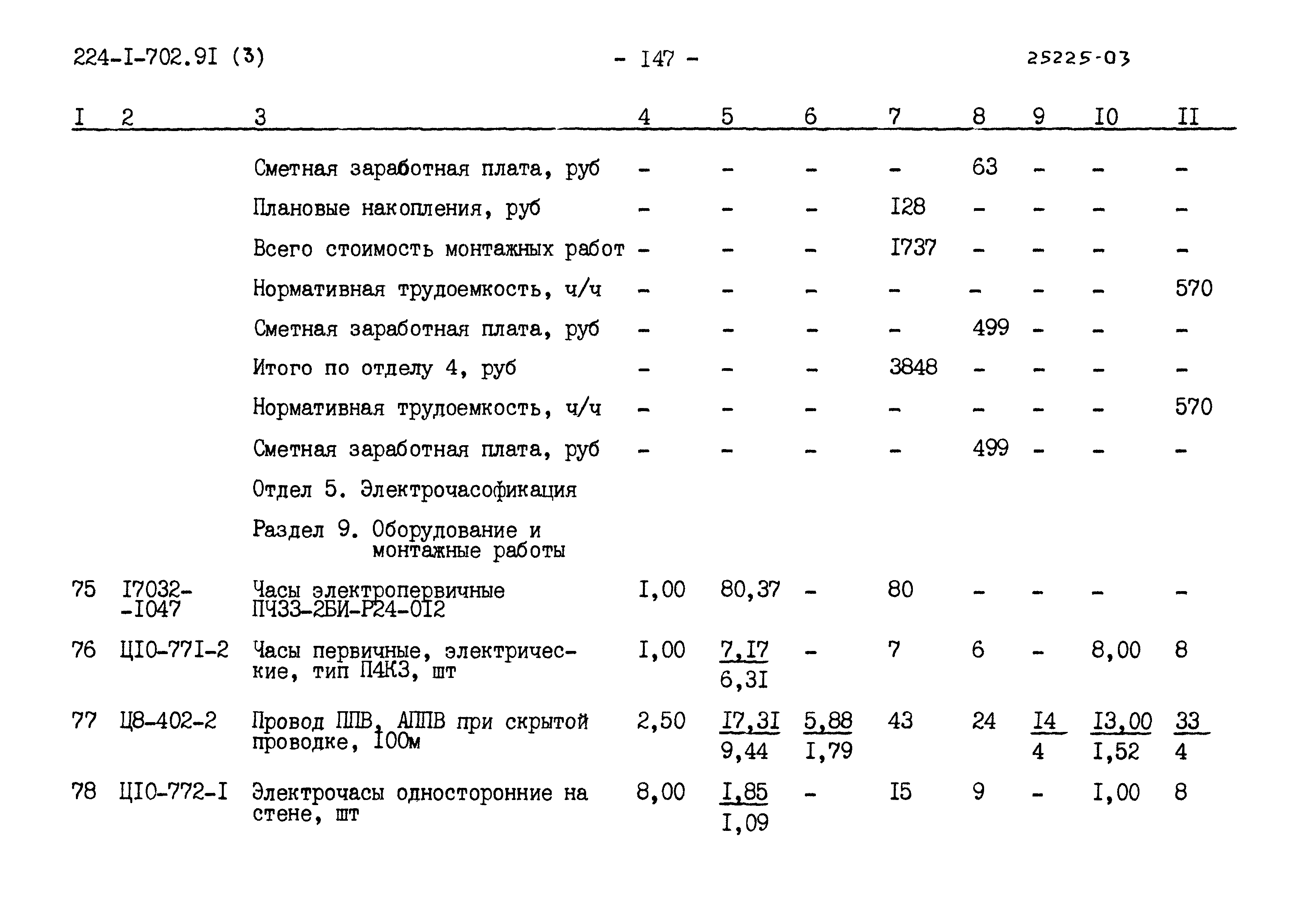 Типовой проект 224-1-702.91