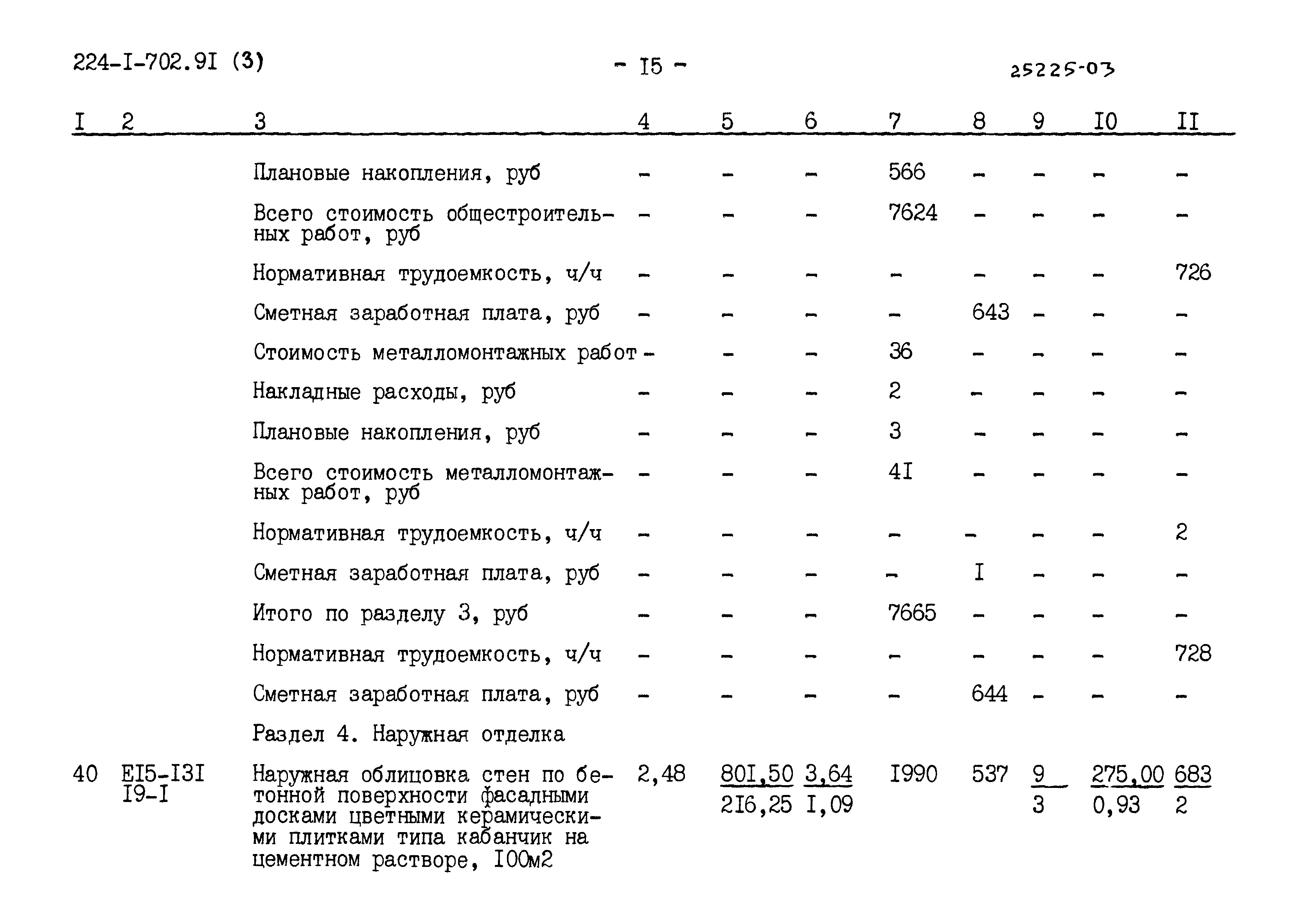 Типовой проект 224-1-702.91