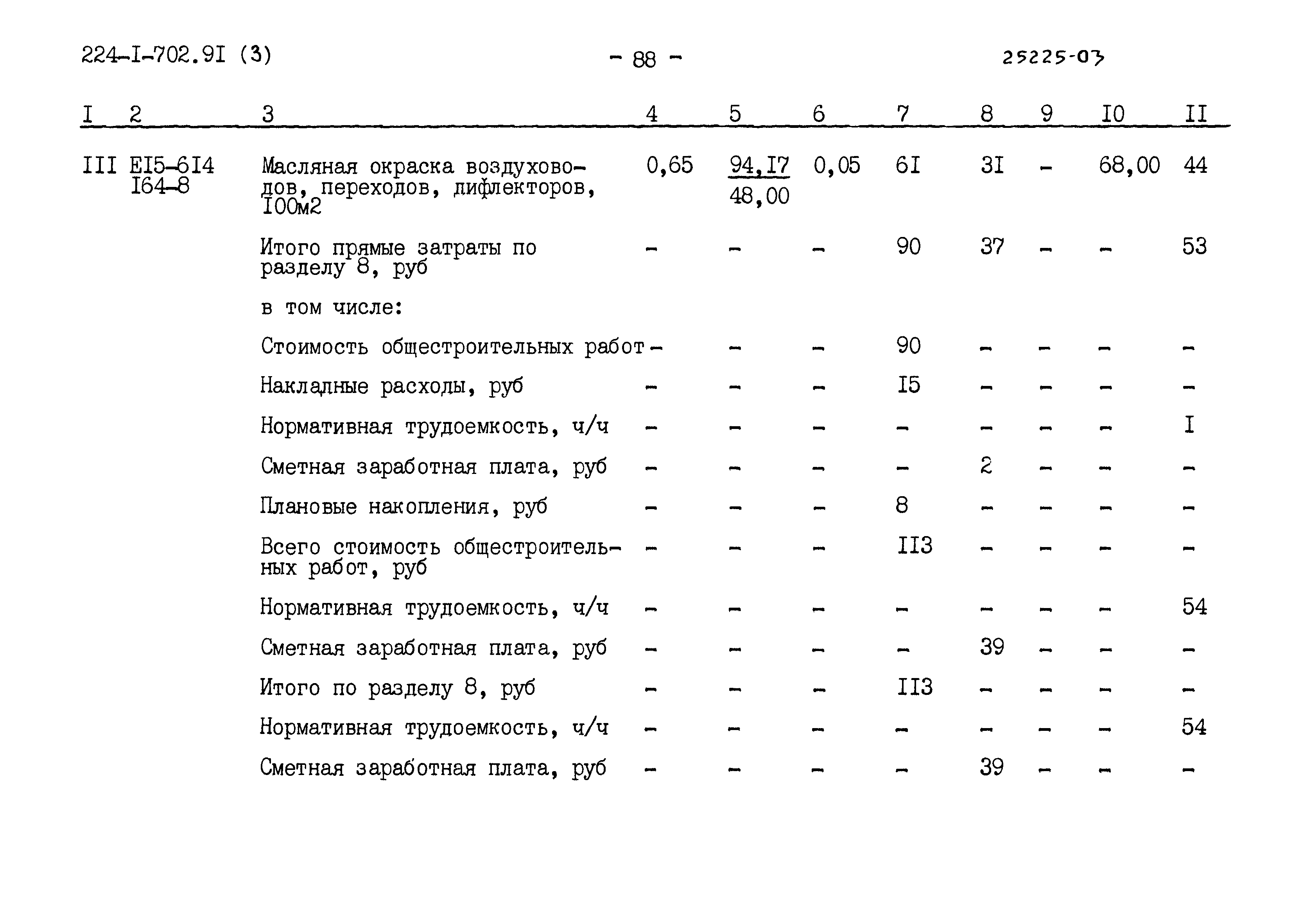 Типовой проект 224-1-702.91
