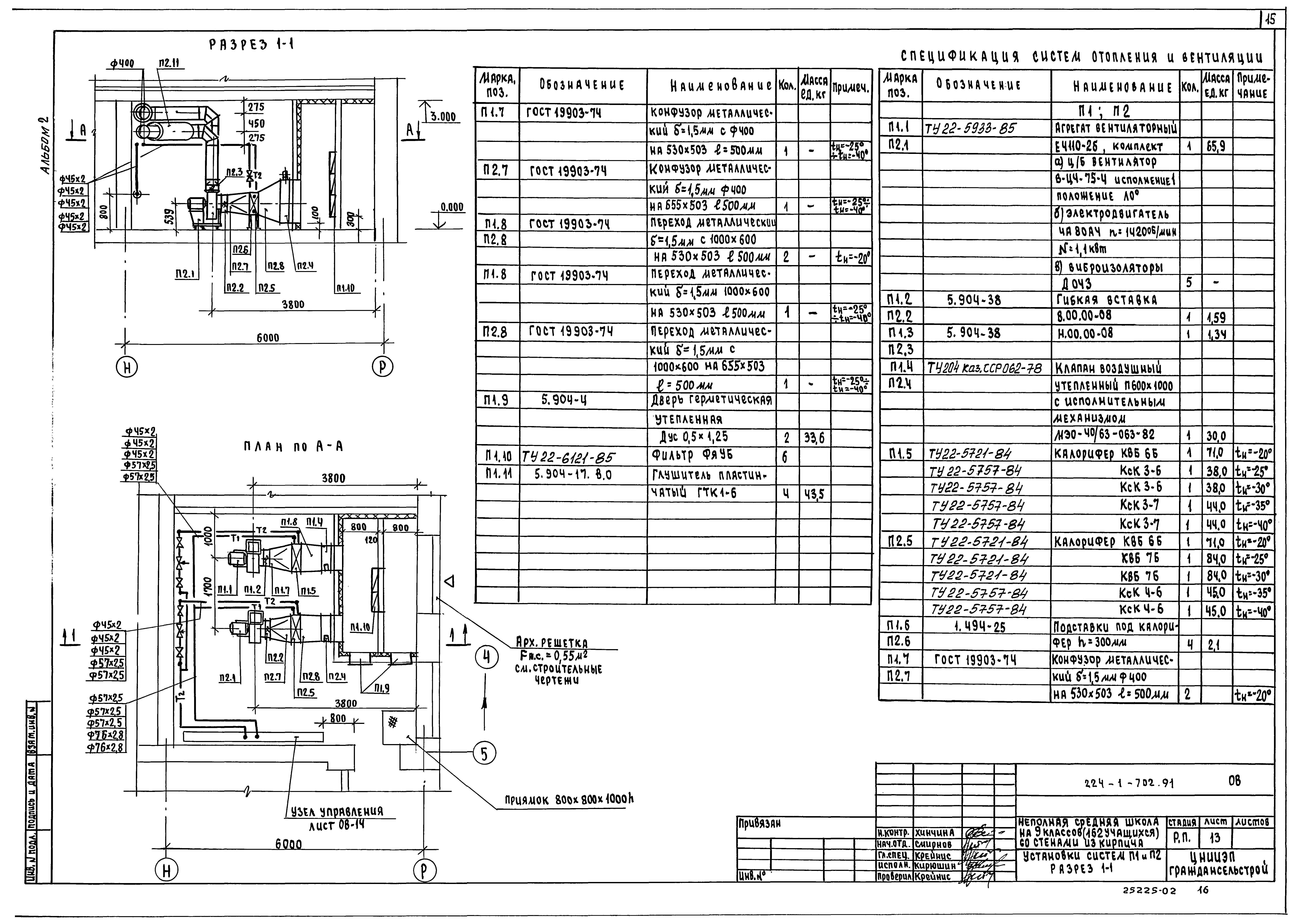 Типовой проект 224-1-702.91
