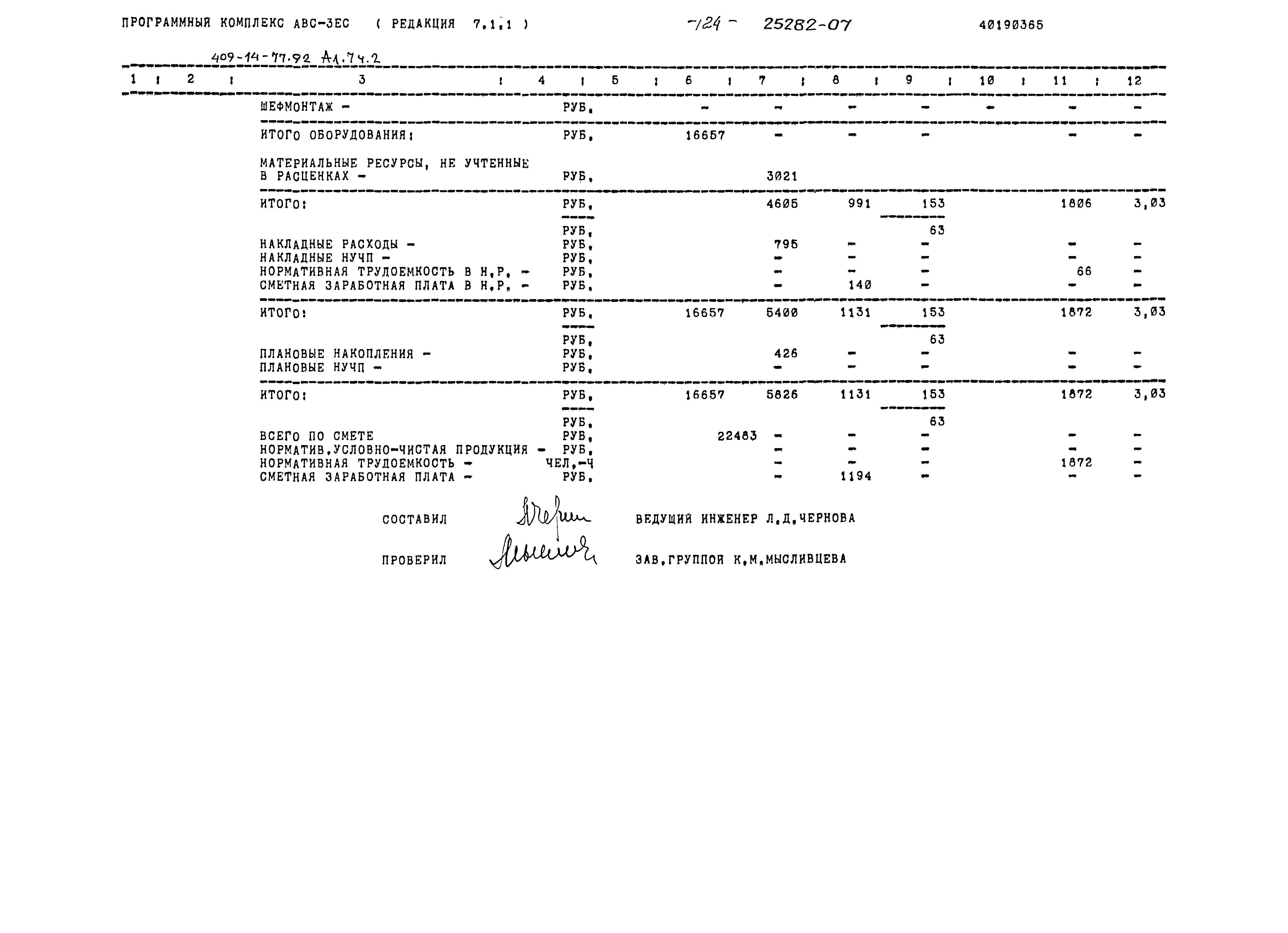 Типовой проект 409-14-77.92