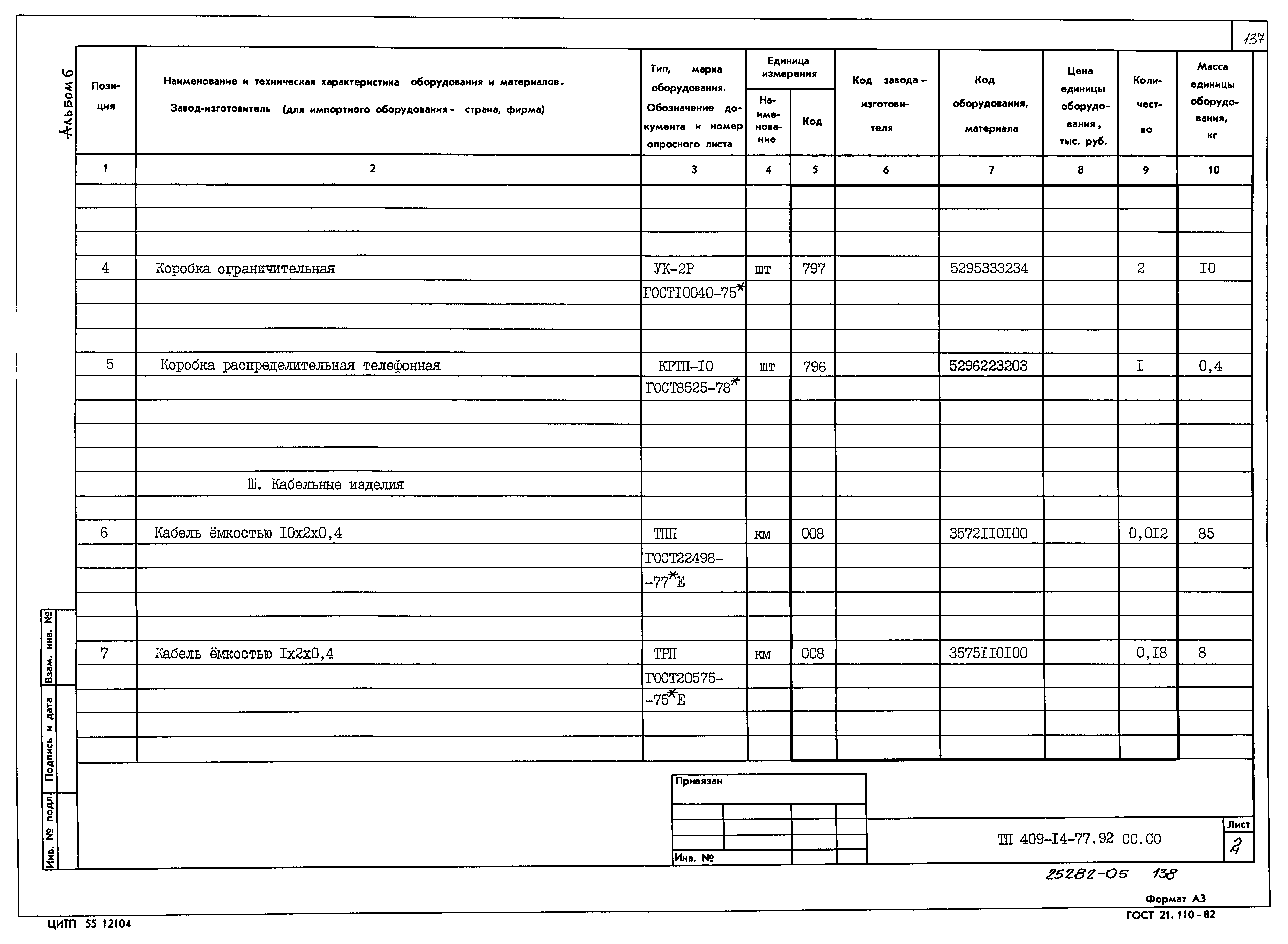 Типовой проект 409-14-77.92