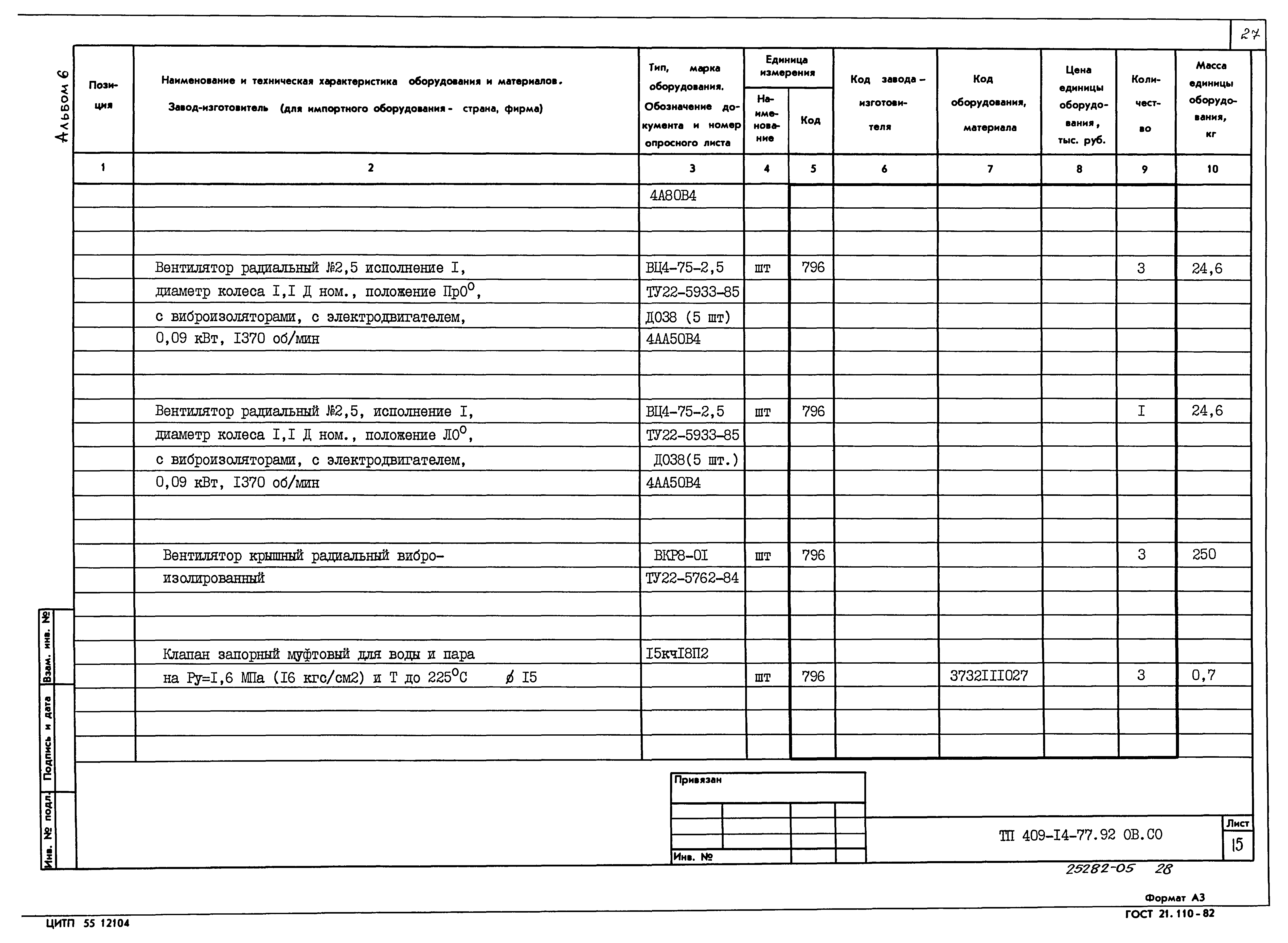 Типовой проект 409-14-77.92