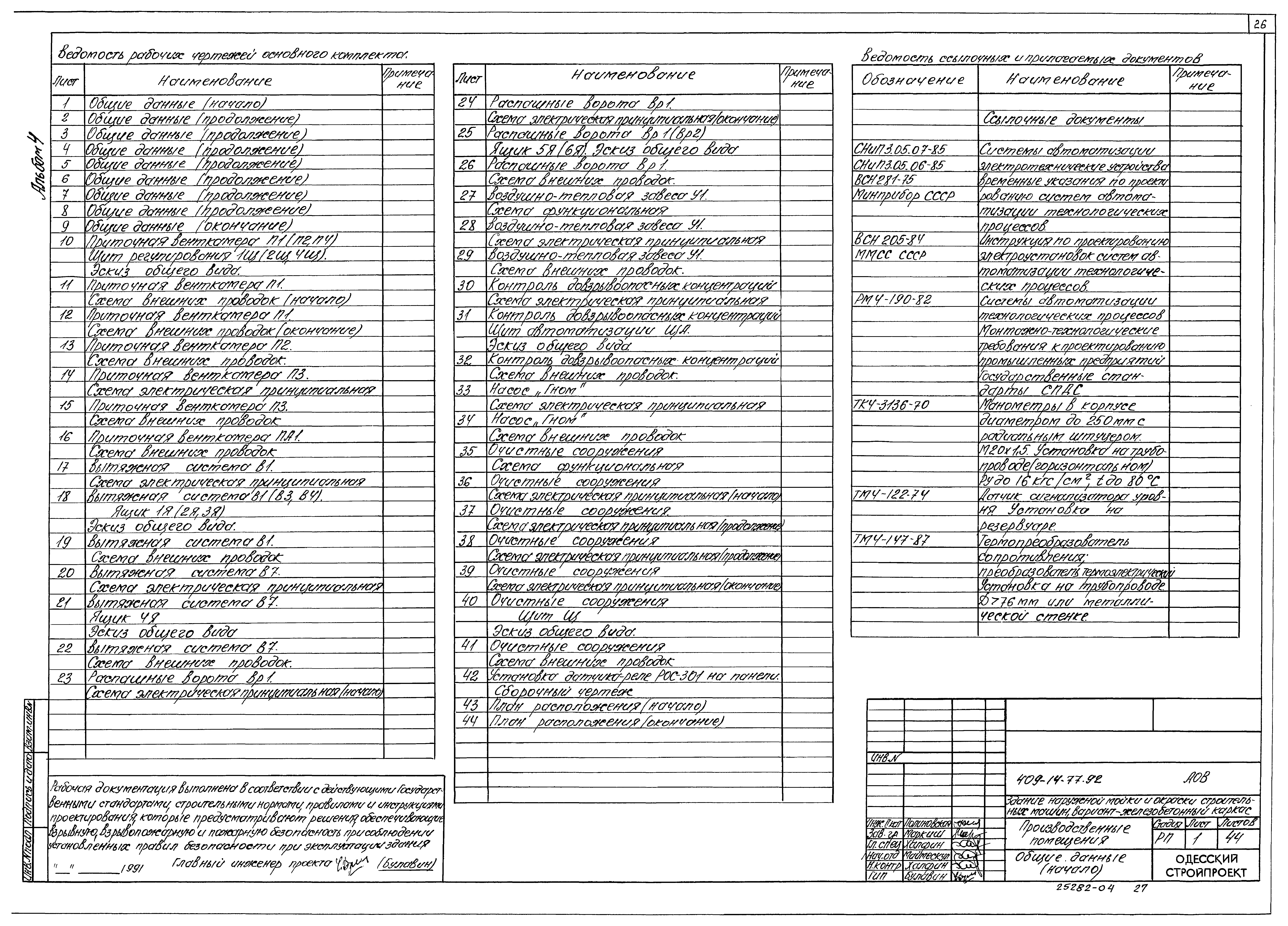 Типовой проект 409-14-77.92