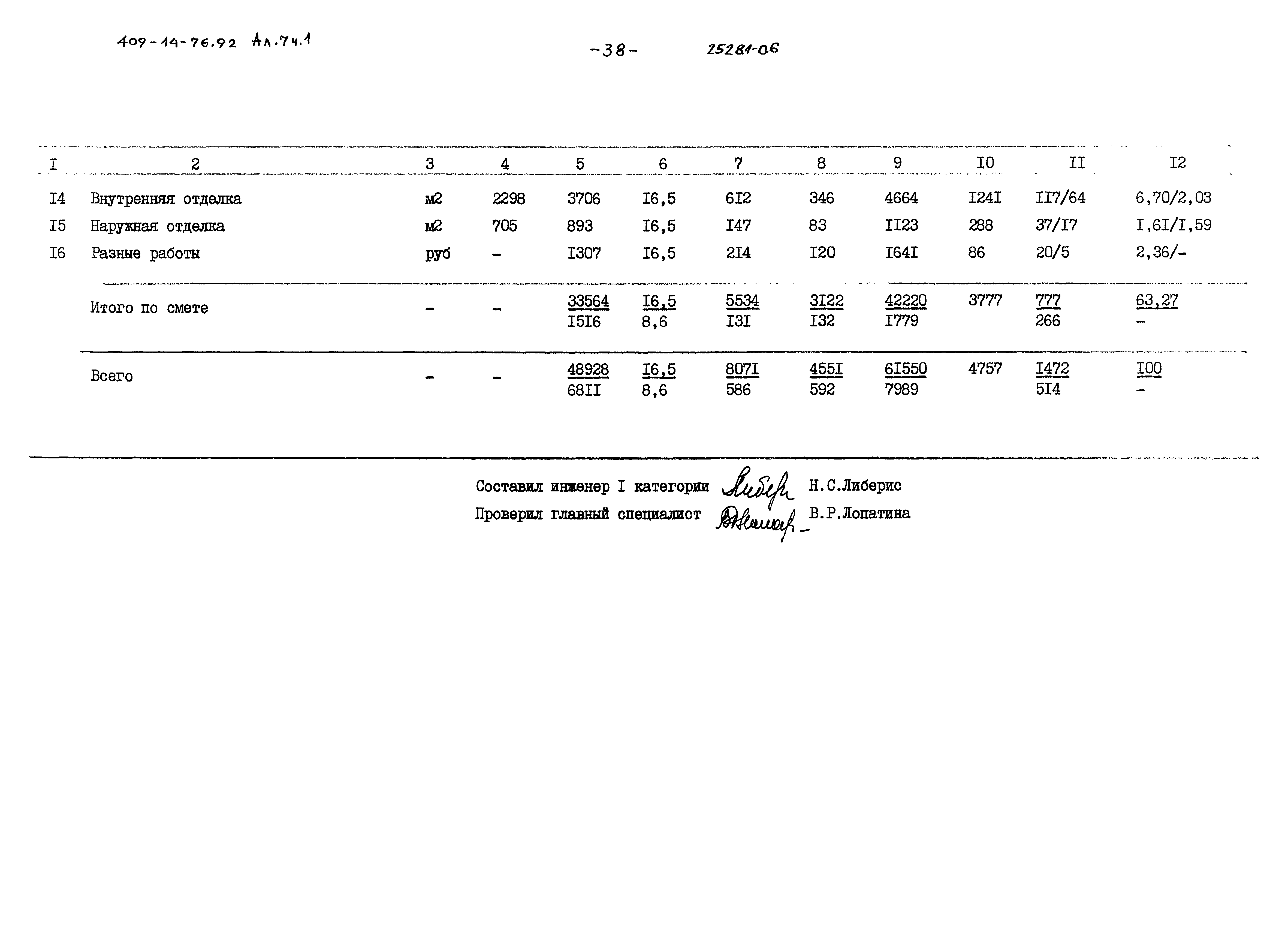 Типовой проект 409-14-76.92