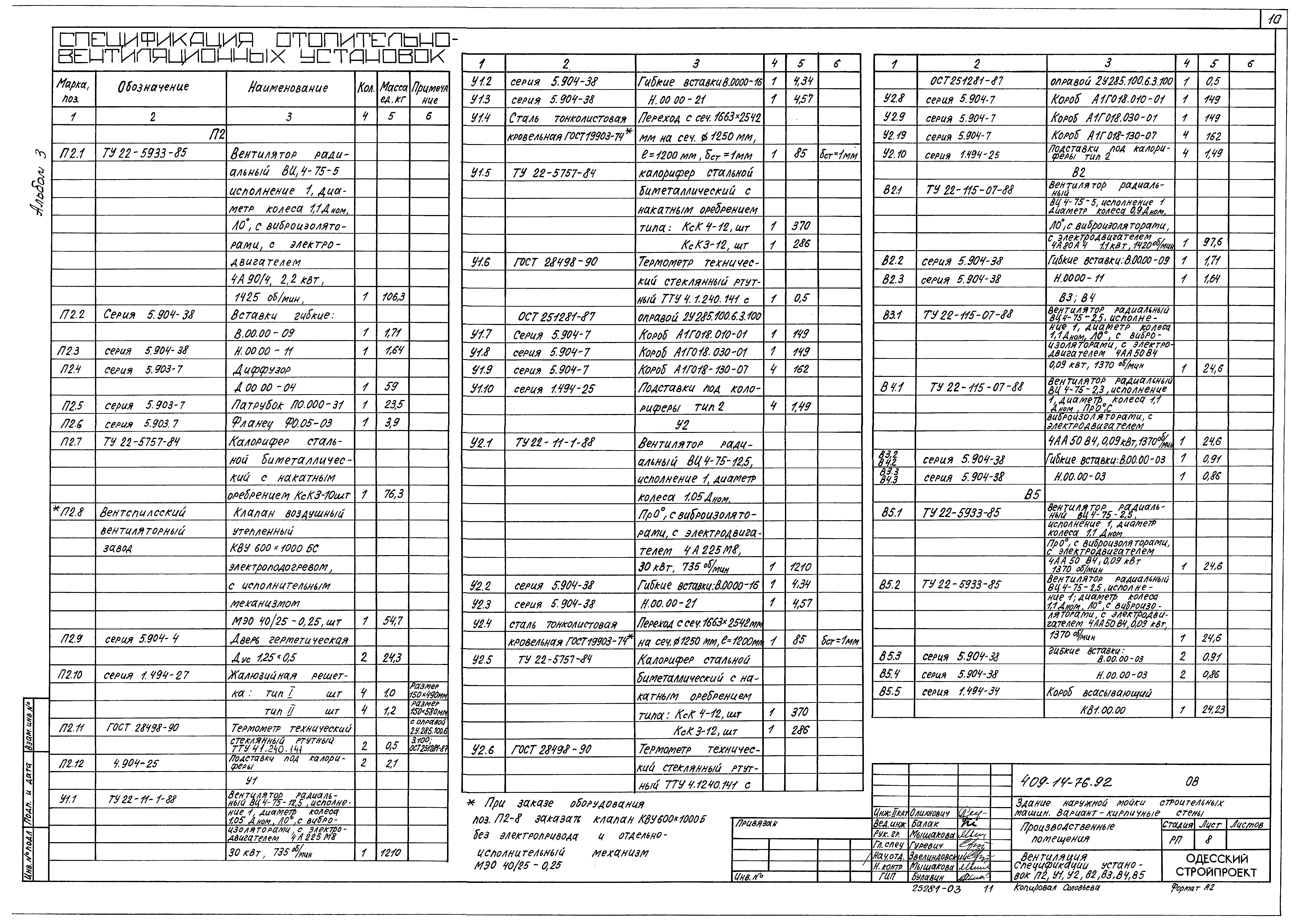 Типовой проект 409-14-76.92