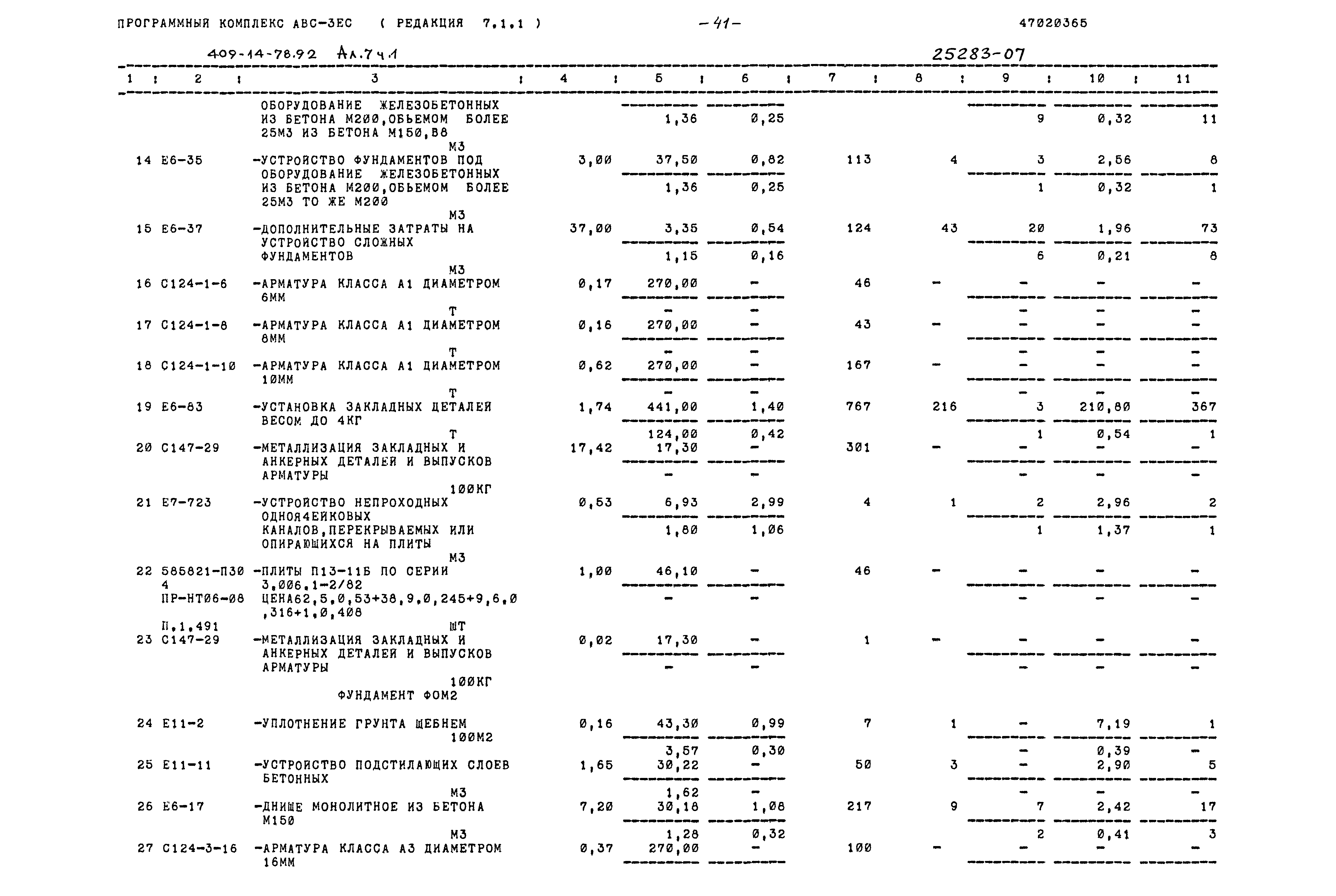 Типовой проект 409-14-78.92