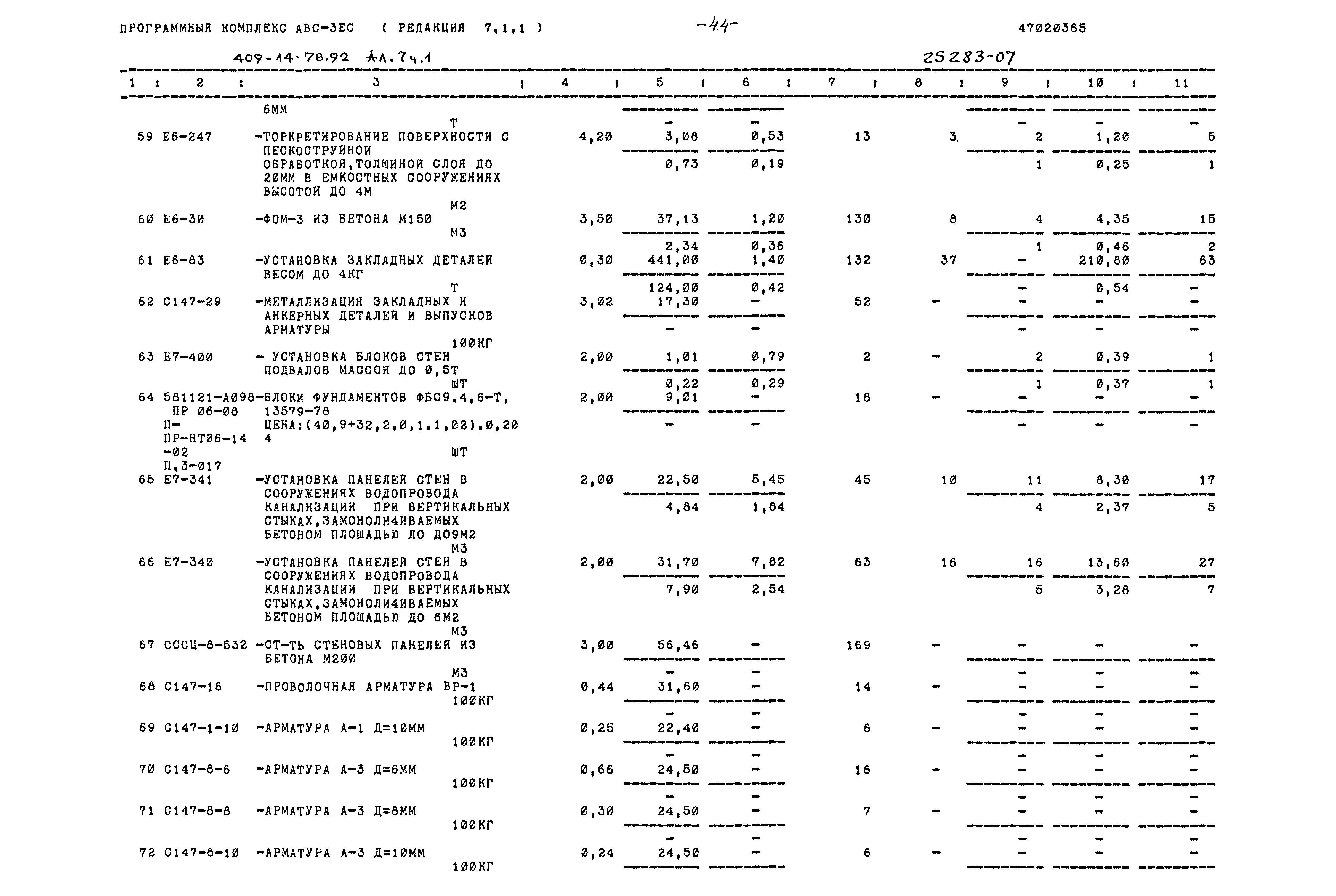 Типовой проект 409-14-78.92