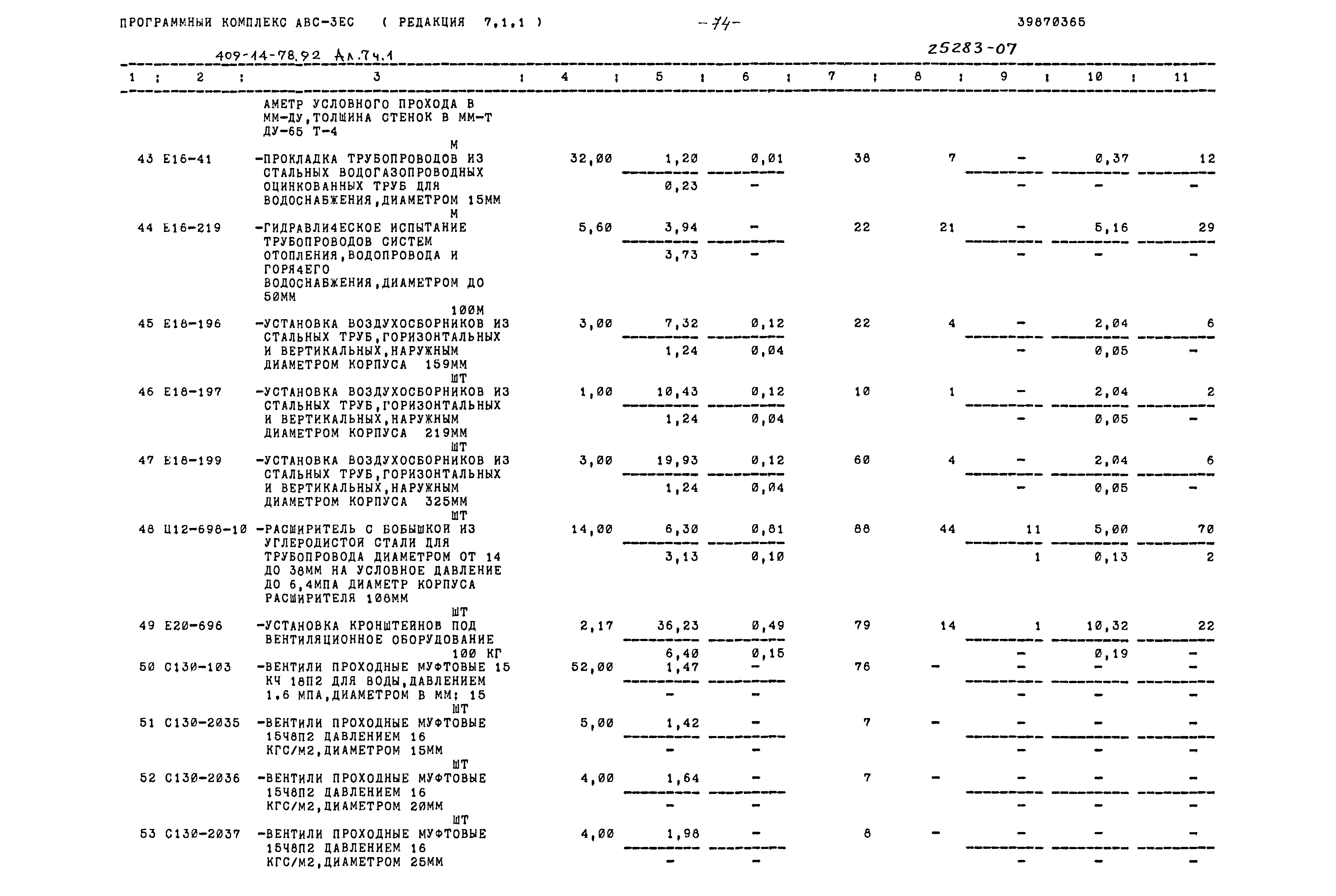 Типовой проект 409-14-78.92