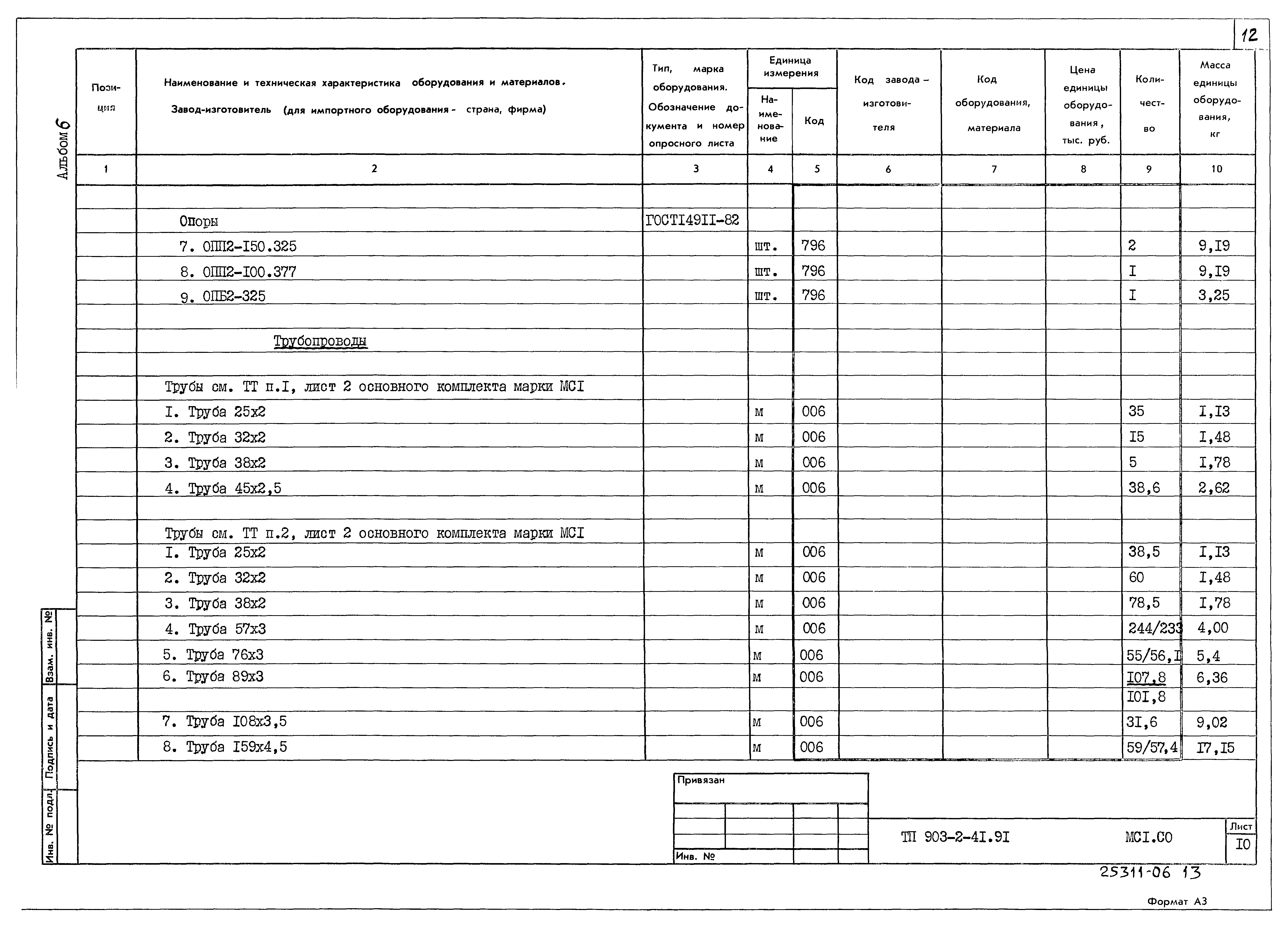 Типовой проект 903-2-41.91