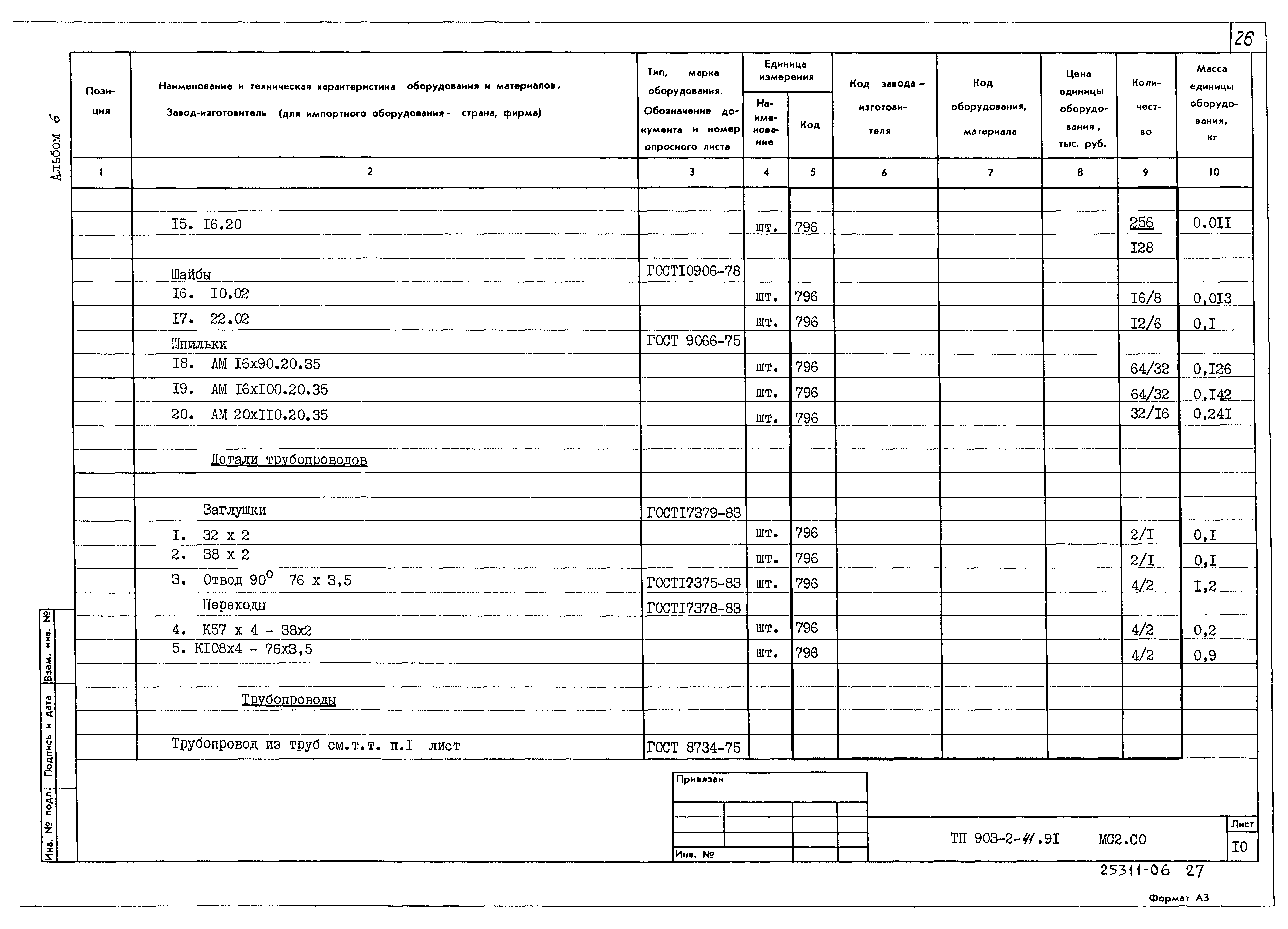 Типовой проект 903-2-41.91