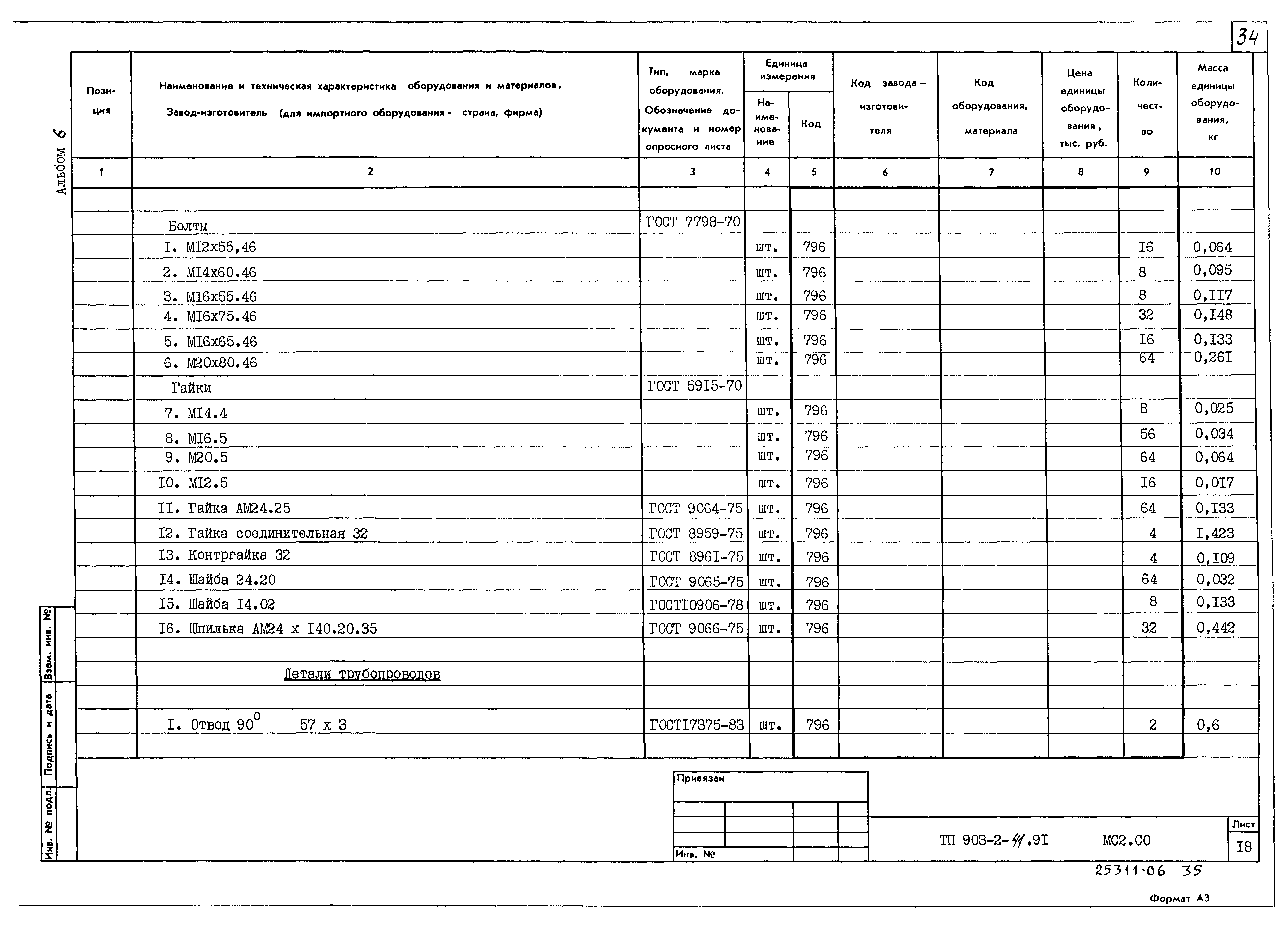 Типовой проект 903-2-41.91