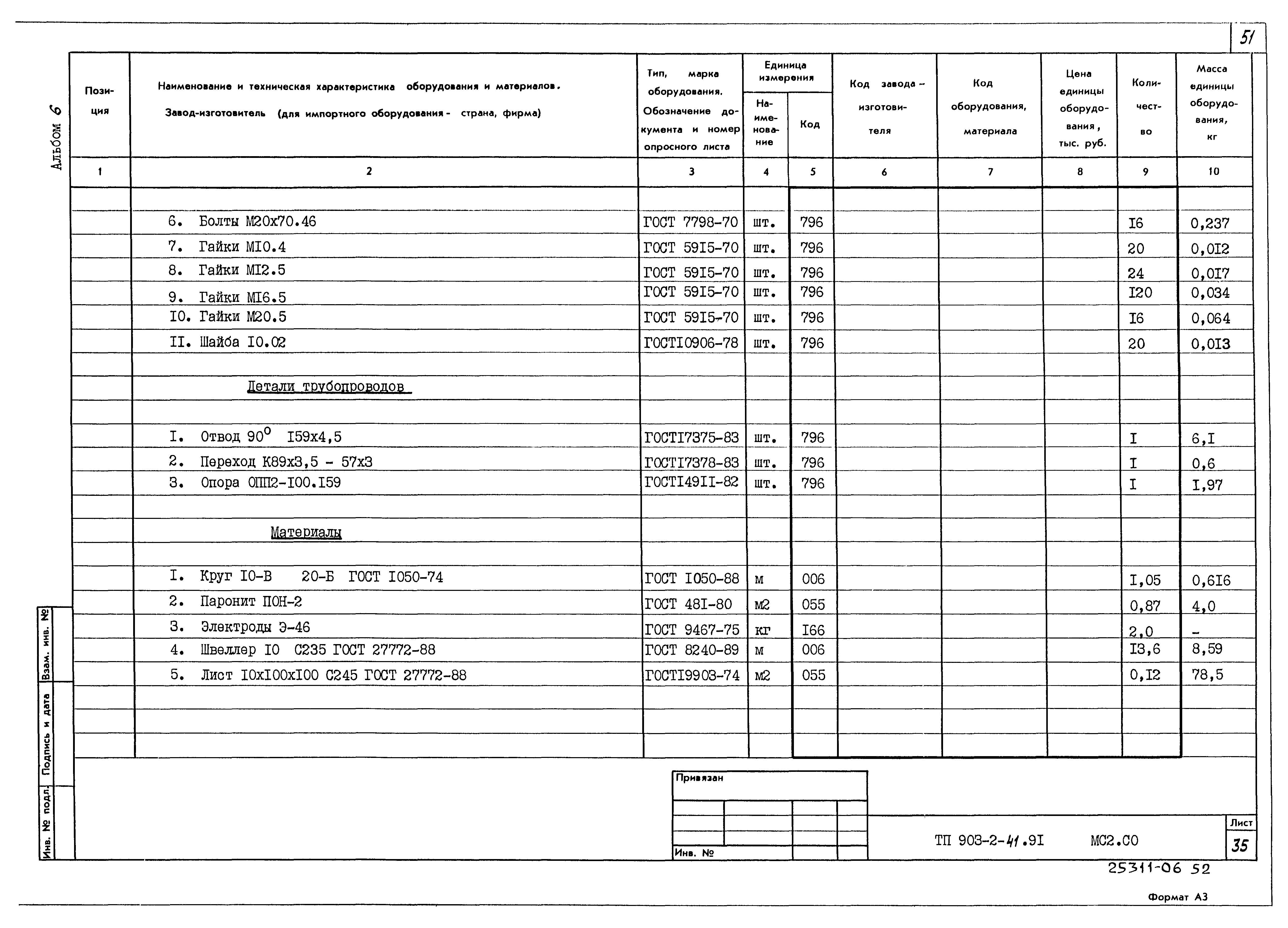 Типовой проект 903-2-41.91