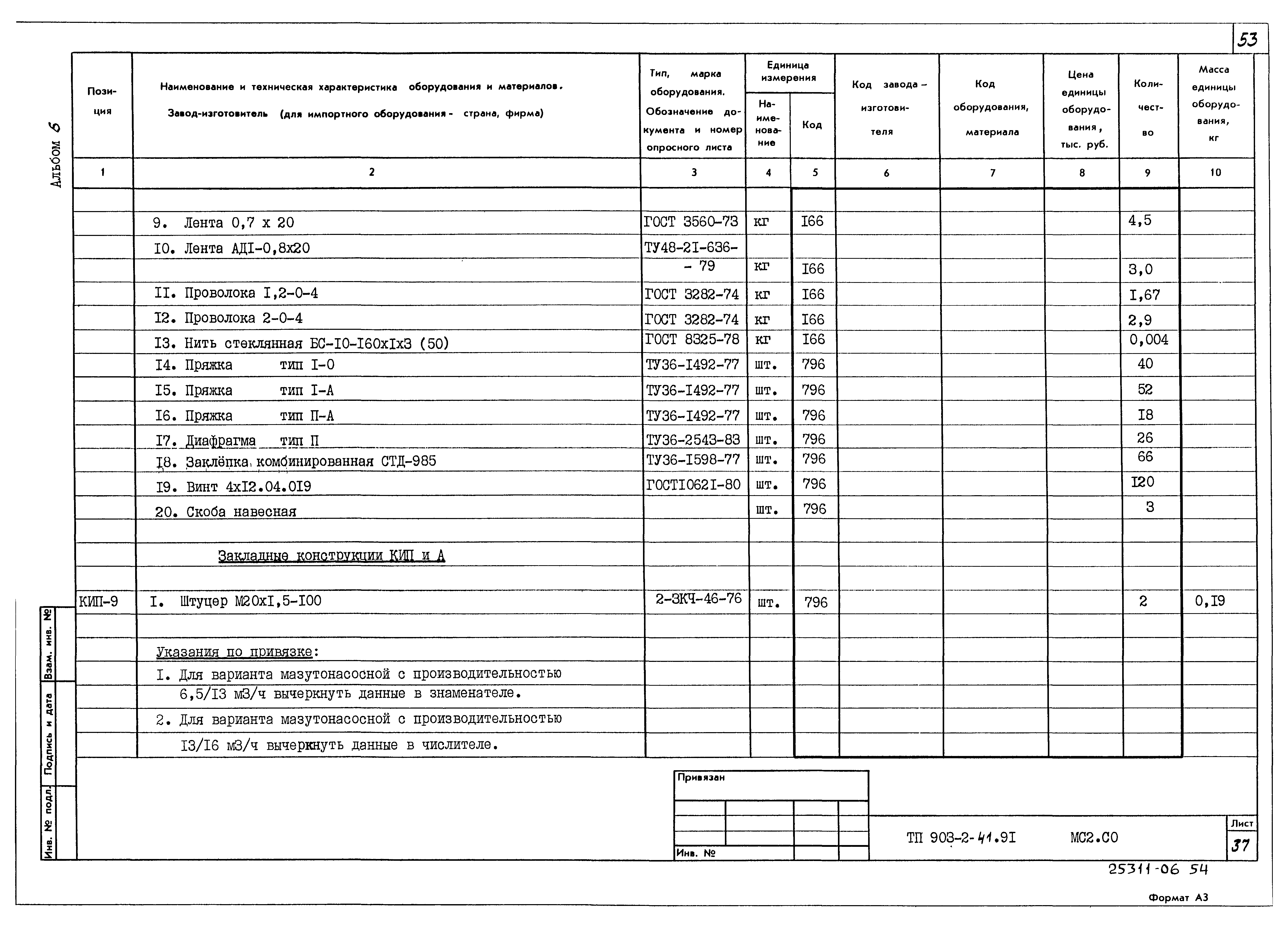 Типовой проект 903-2-41.91