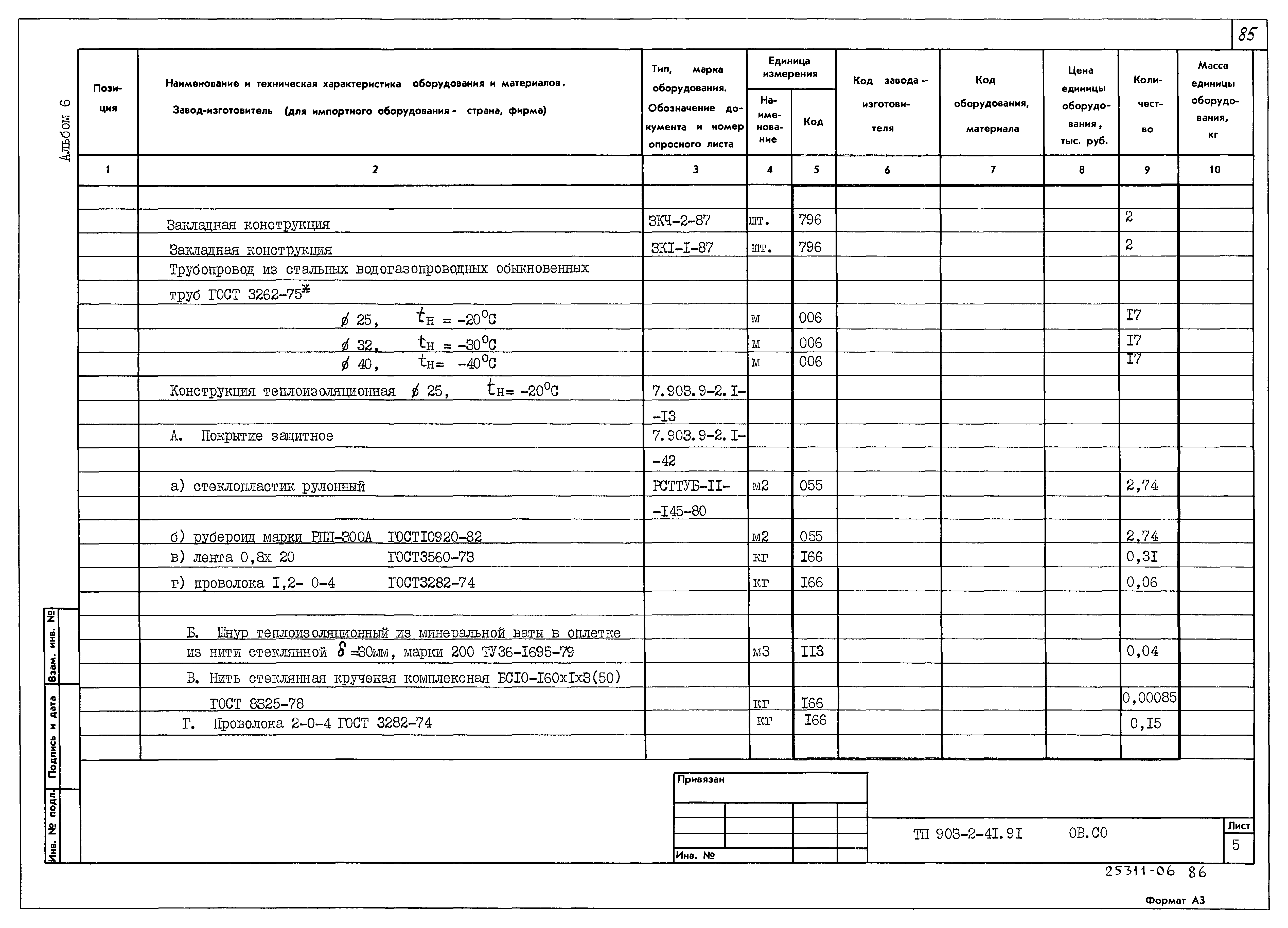 Типовой проект 903-2-41.91