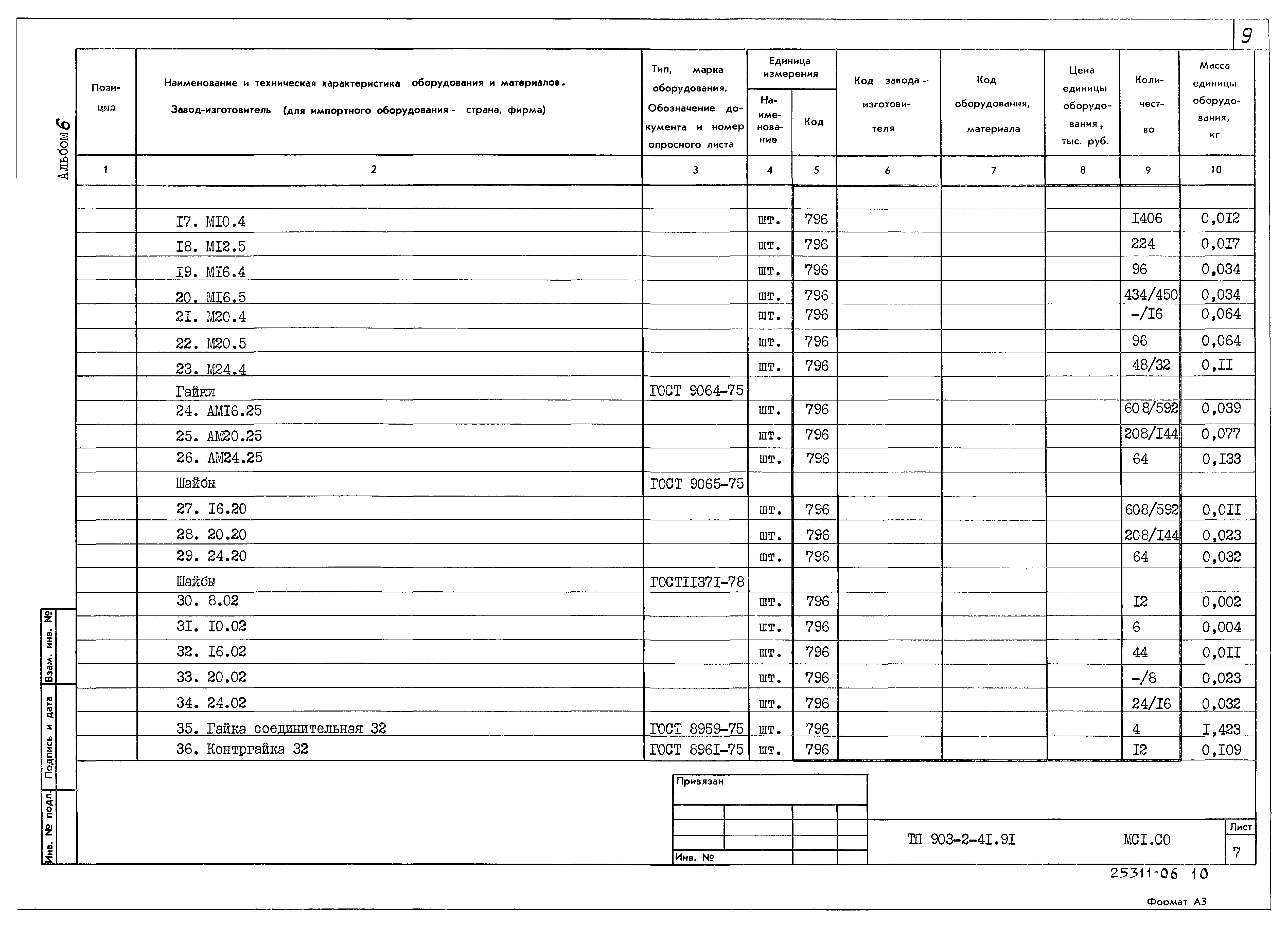 Типовой проект 903-2-41.91