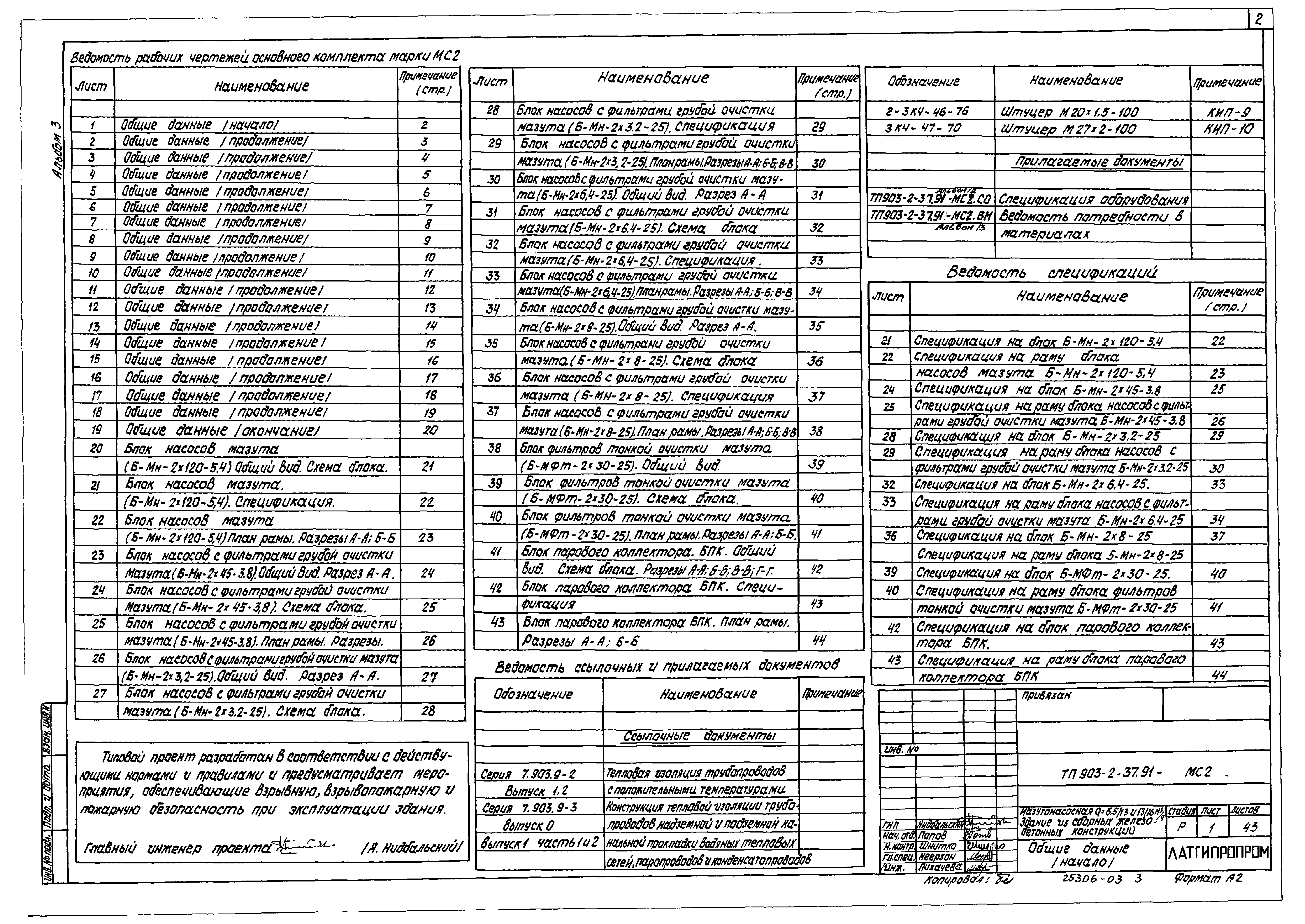 Типовой проект 903-2-41.91