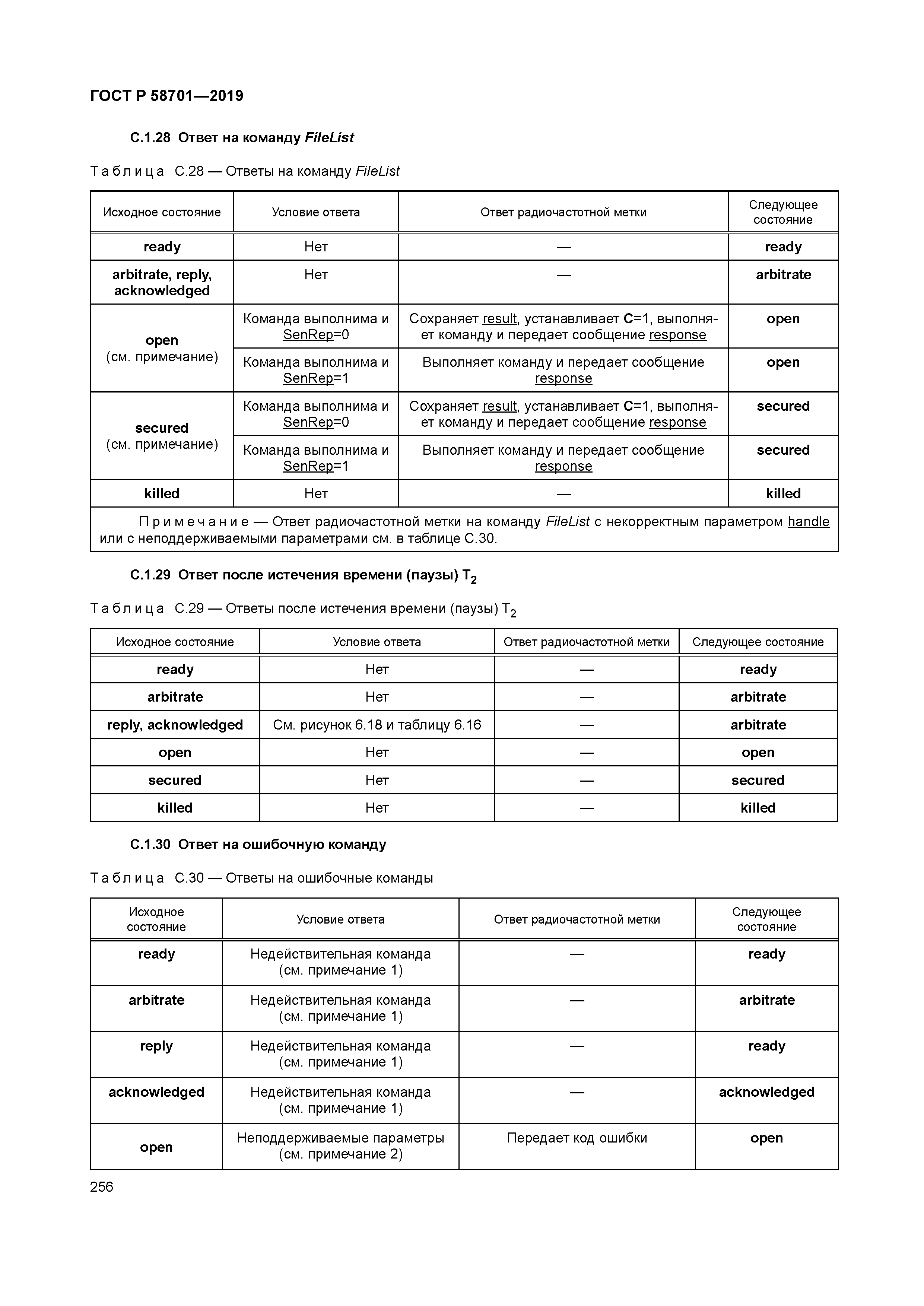 ГОСТ Р 58701-2019