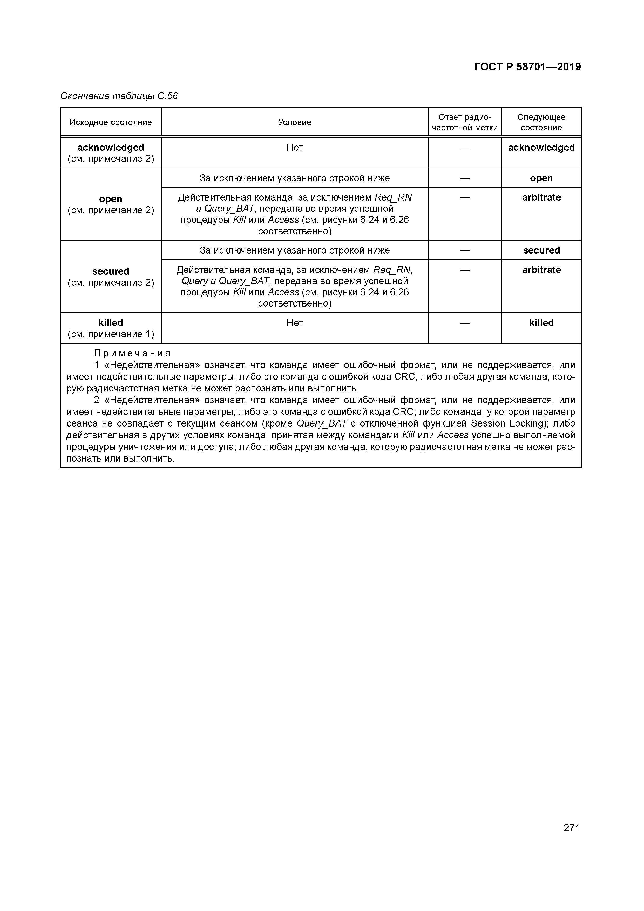 ГОСТ Р 58701-2019