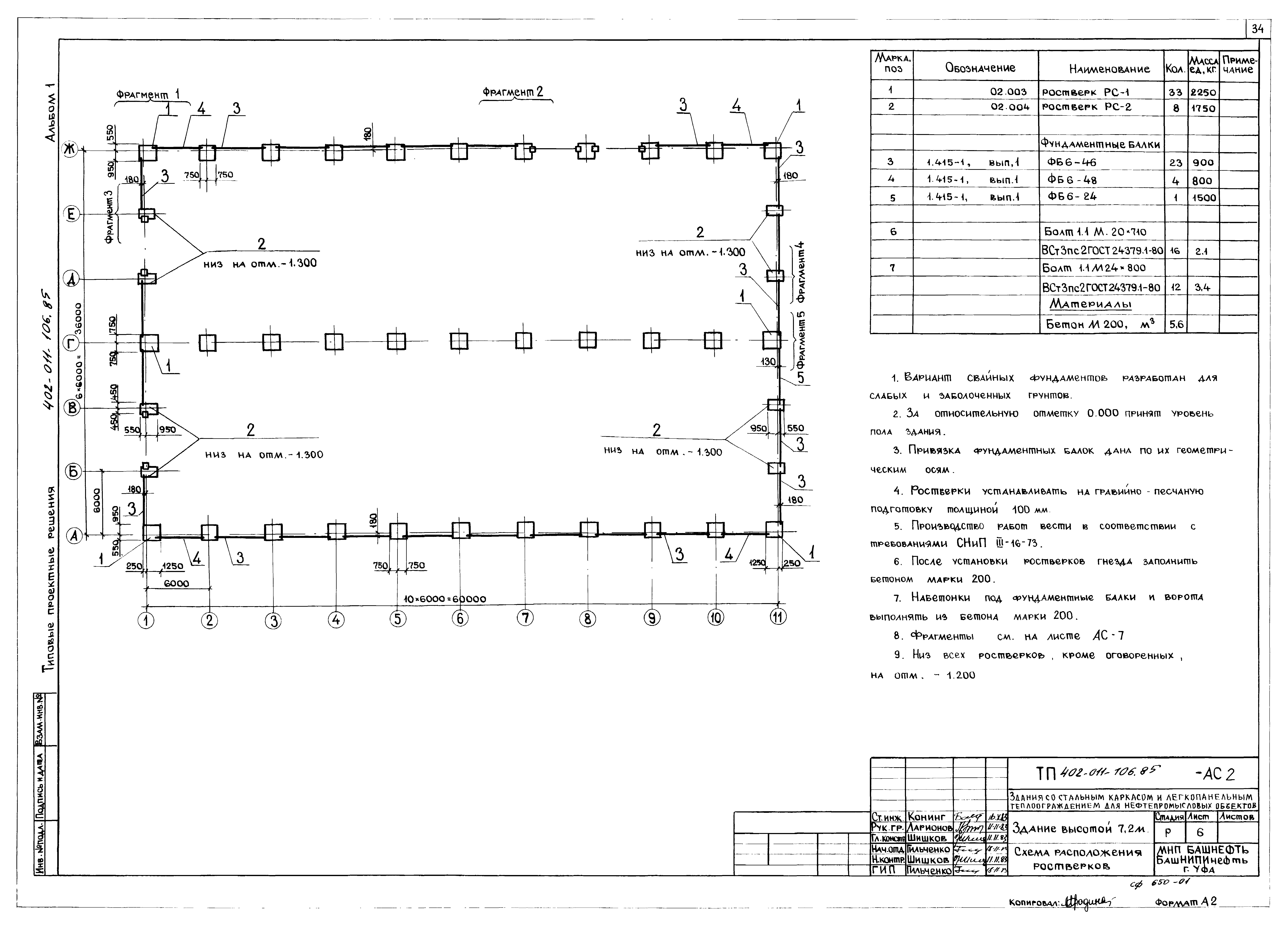 Типовые проектные решения 402-011-106.85