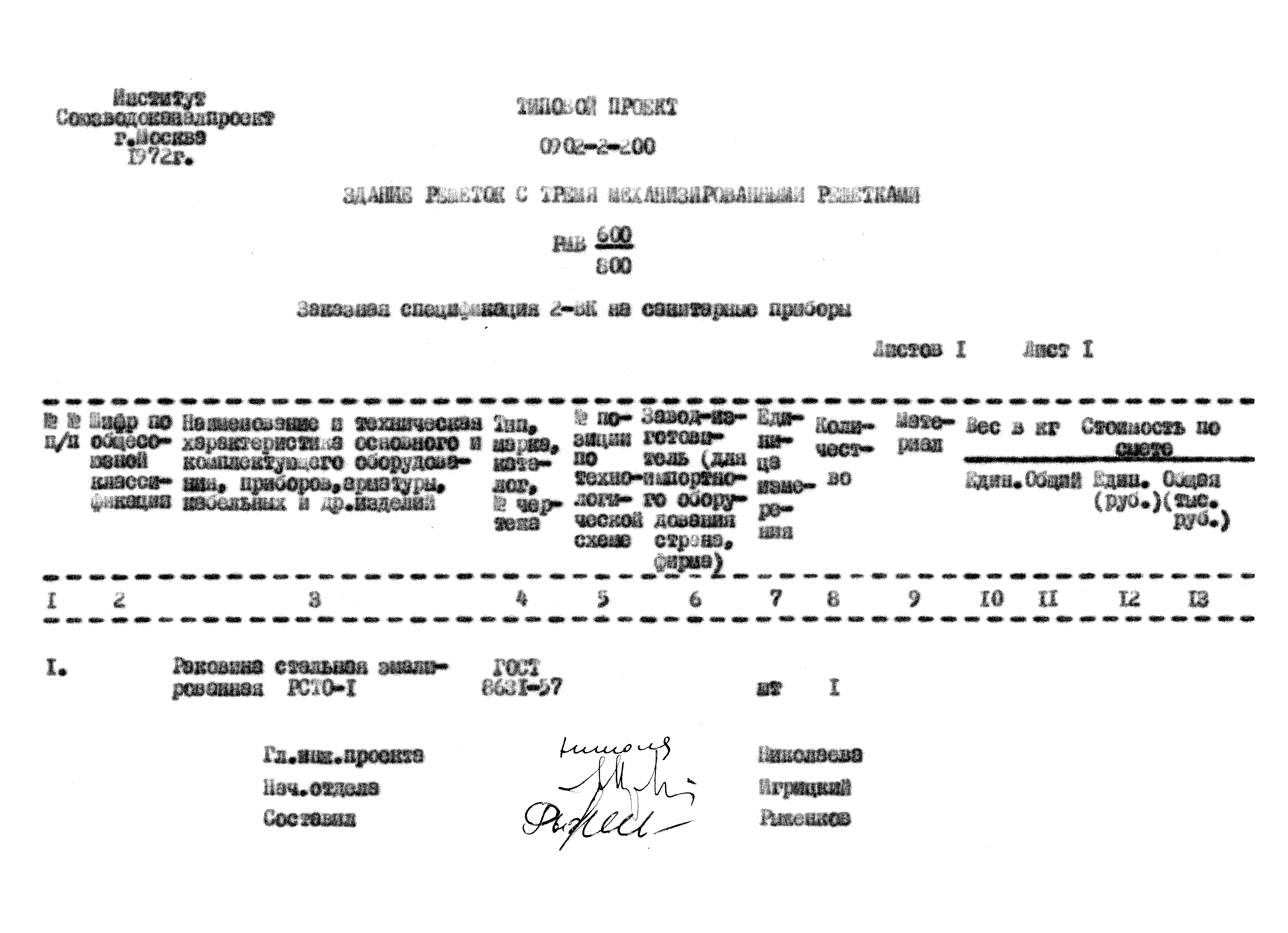 Типовой проект 0902-2-200