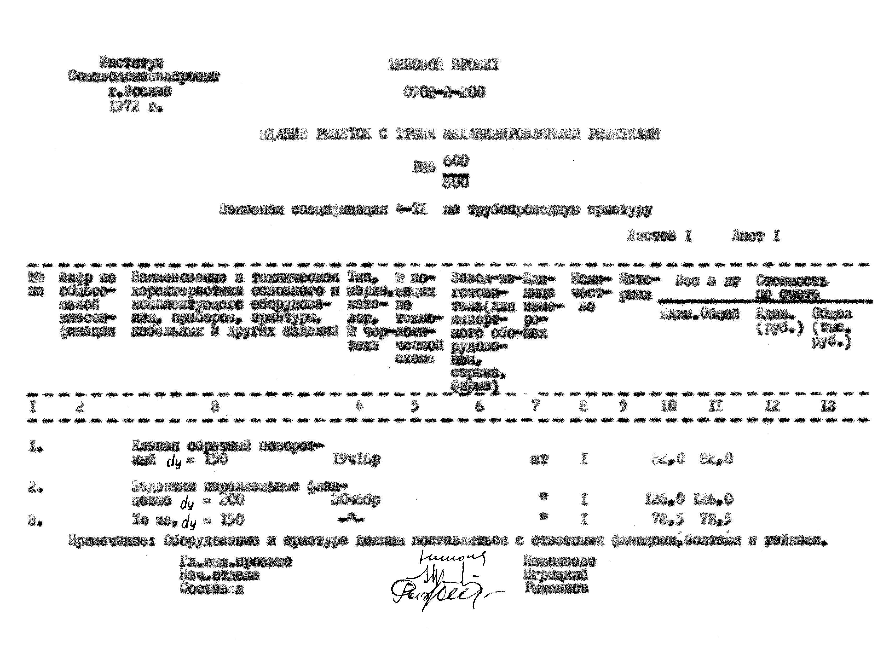Типовой проект 0902-2-200