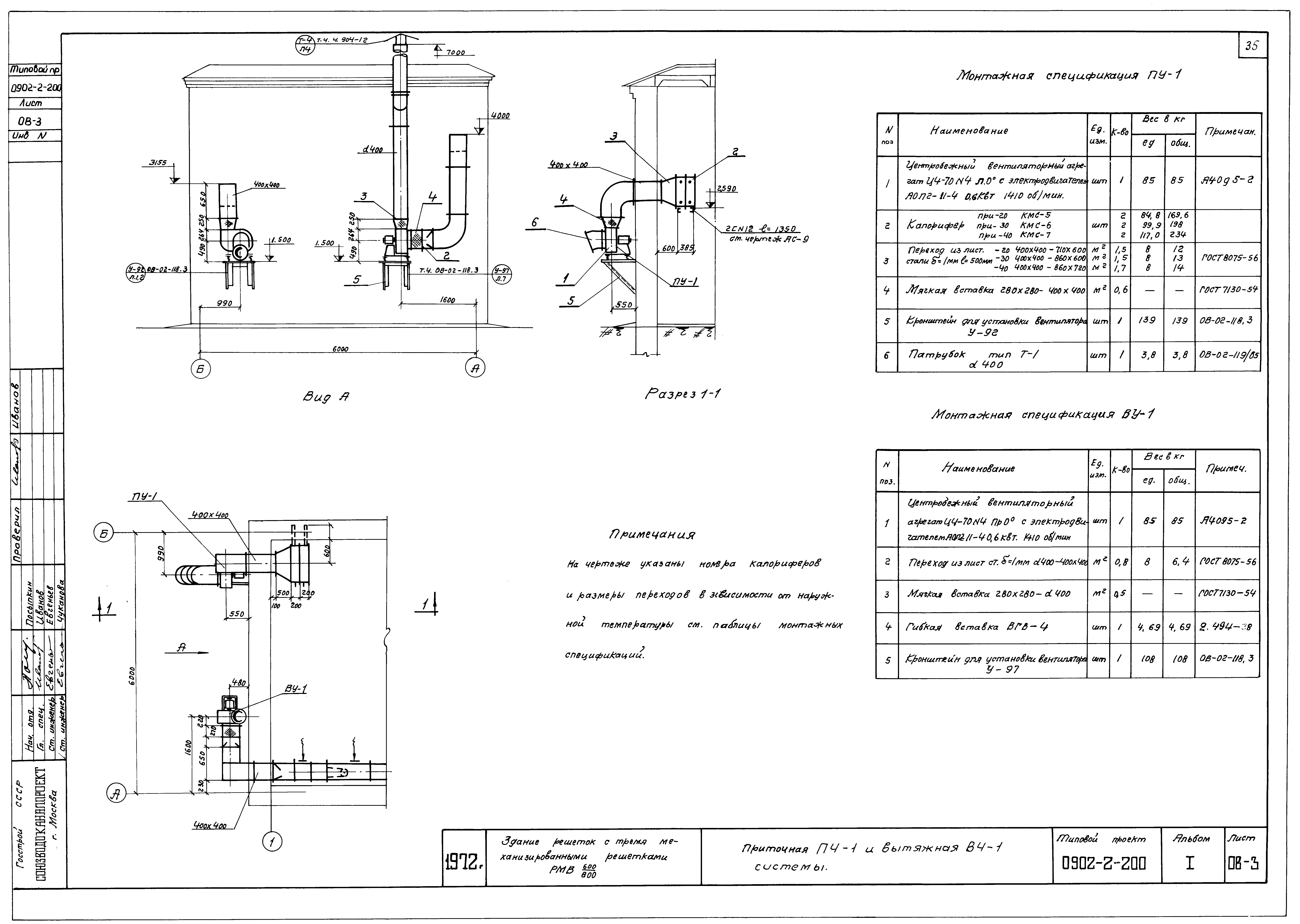 Типовой проект 0902-2-200