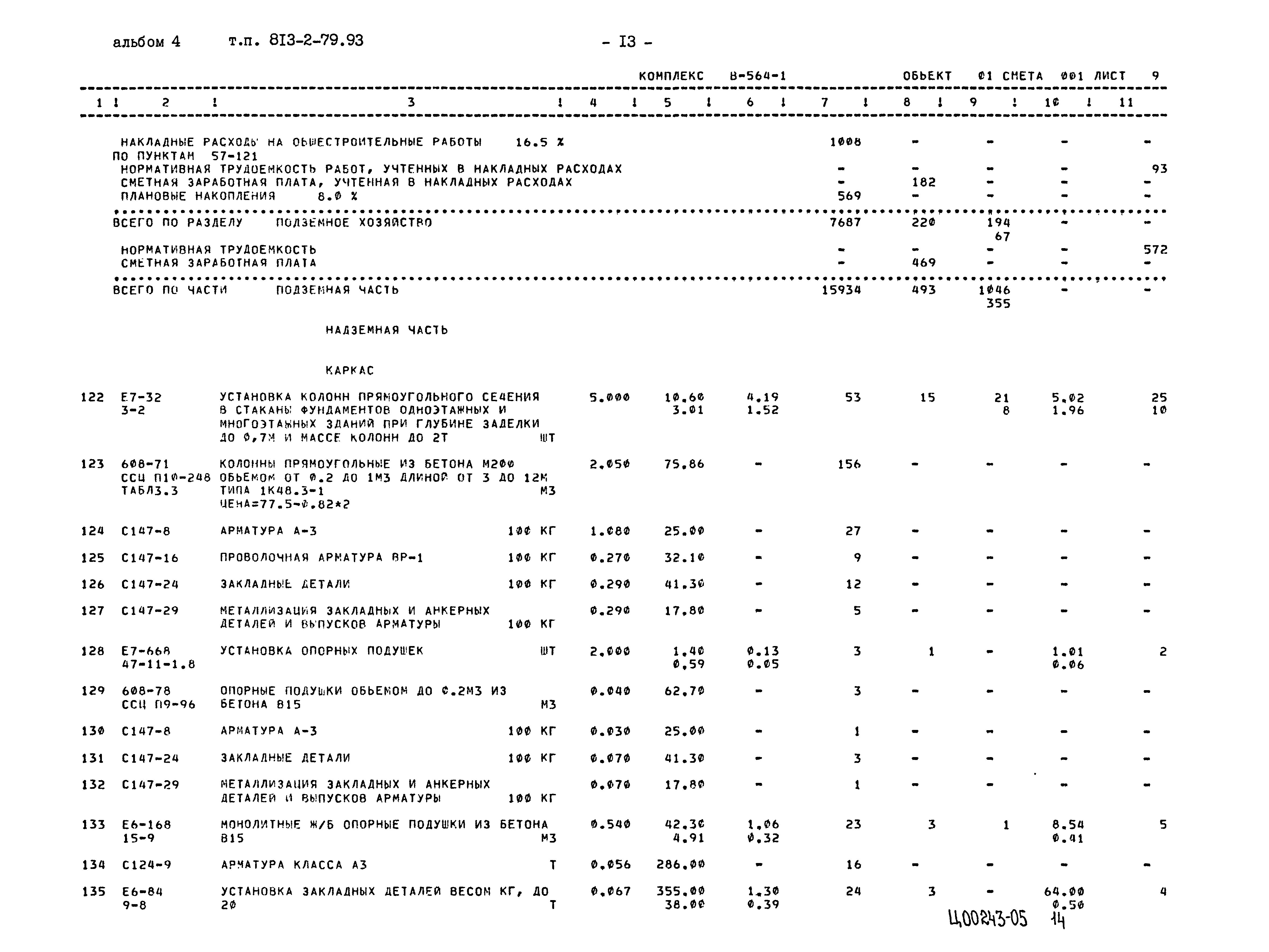 Типовой проект 813-2-79.93