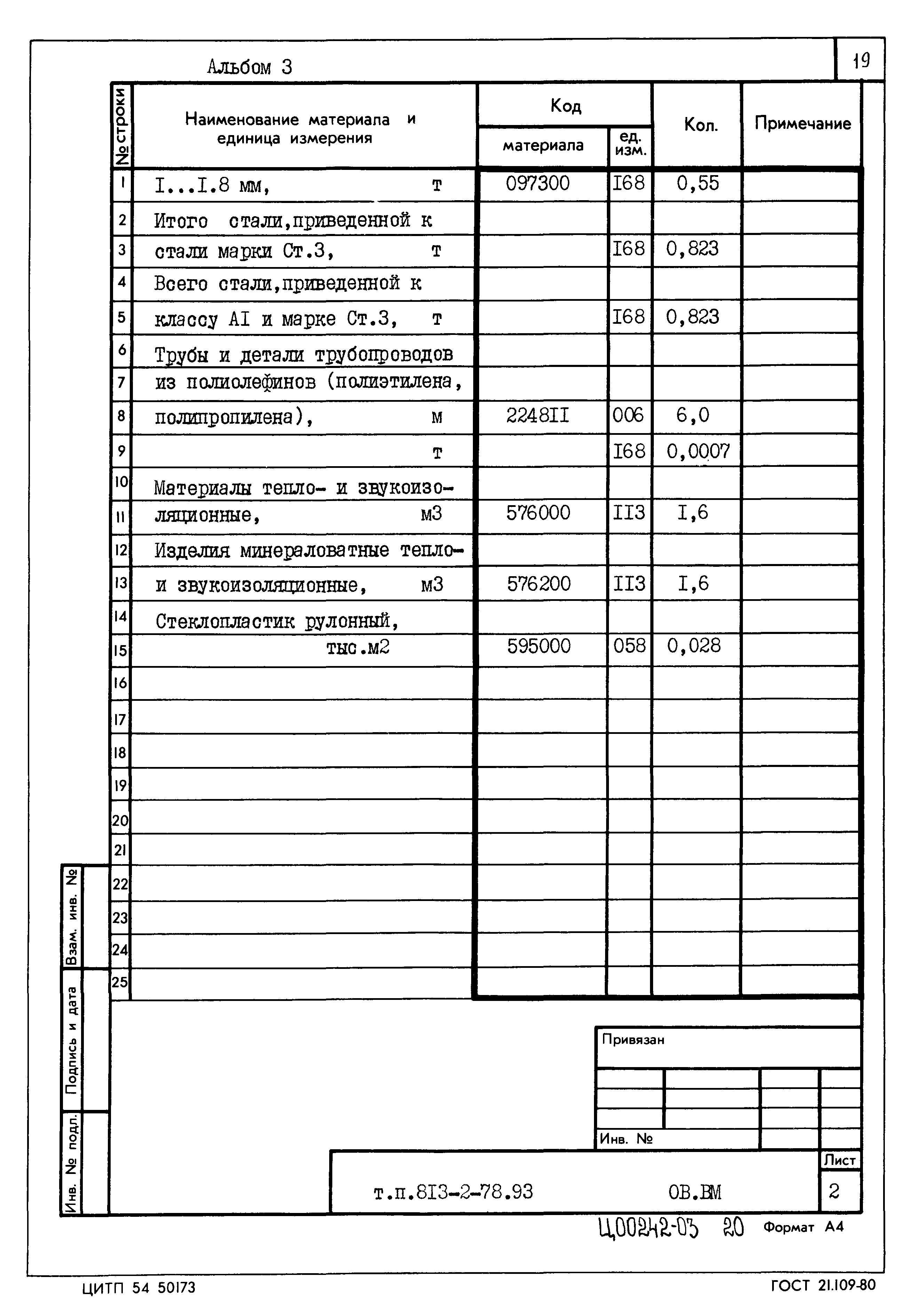 Типовой проект 813-2-78.93