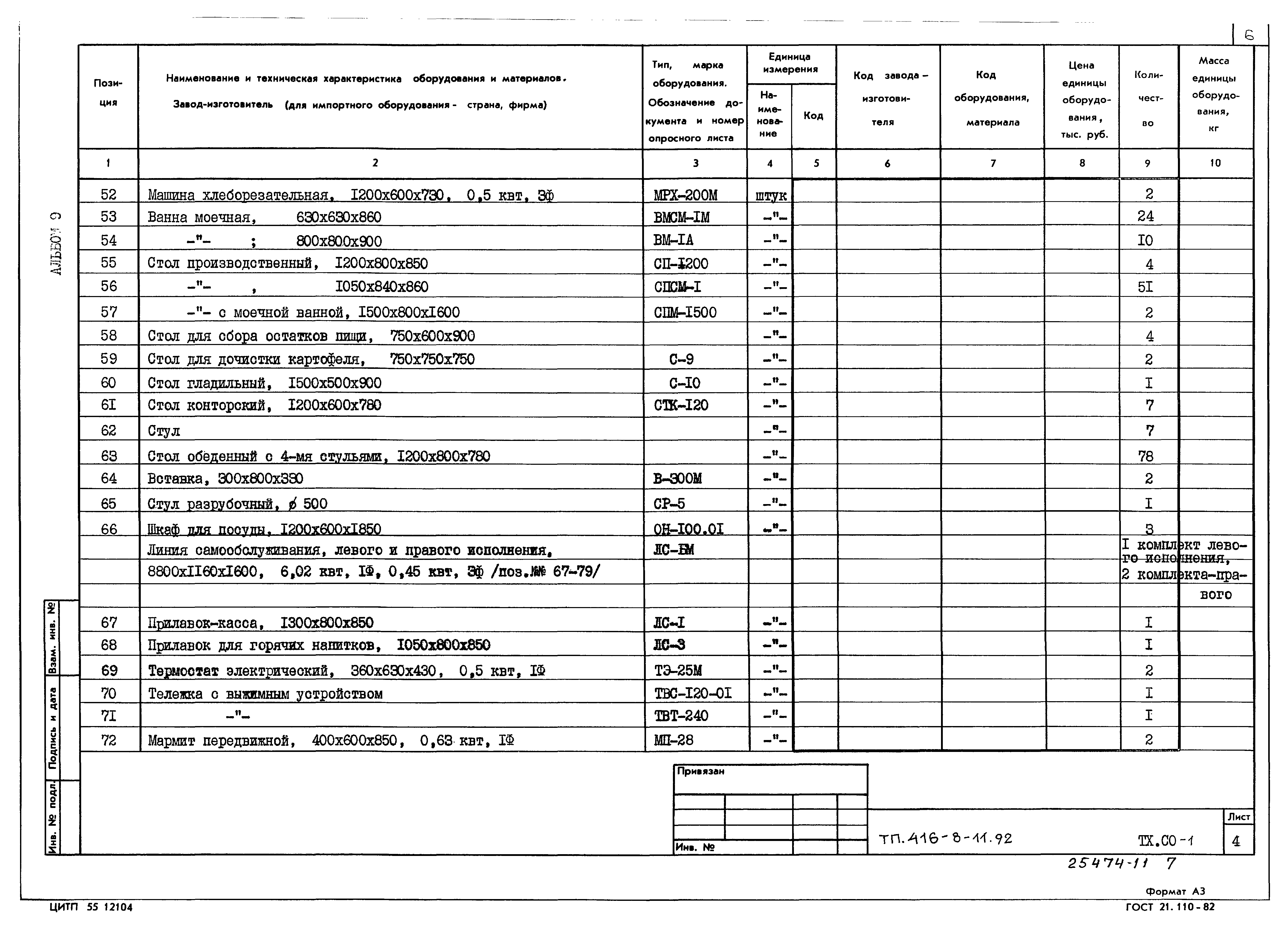 Типовой проект 416-8-11.92
