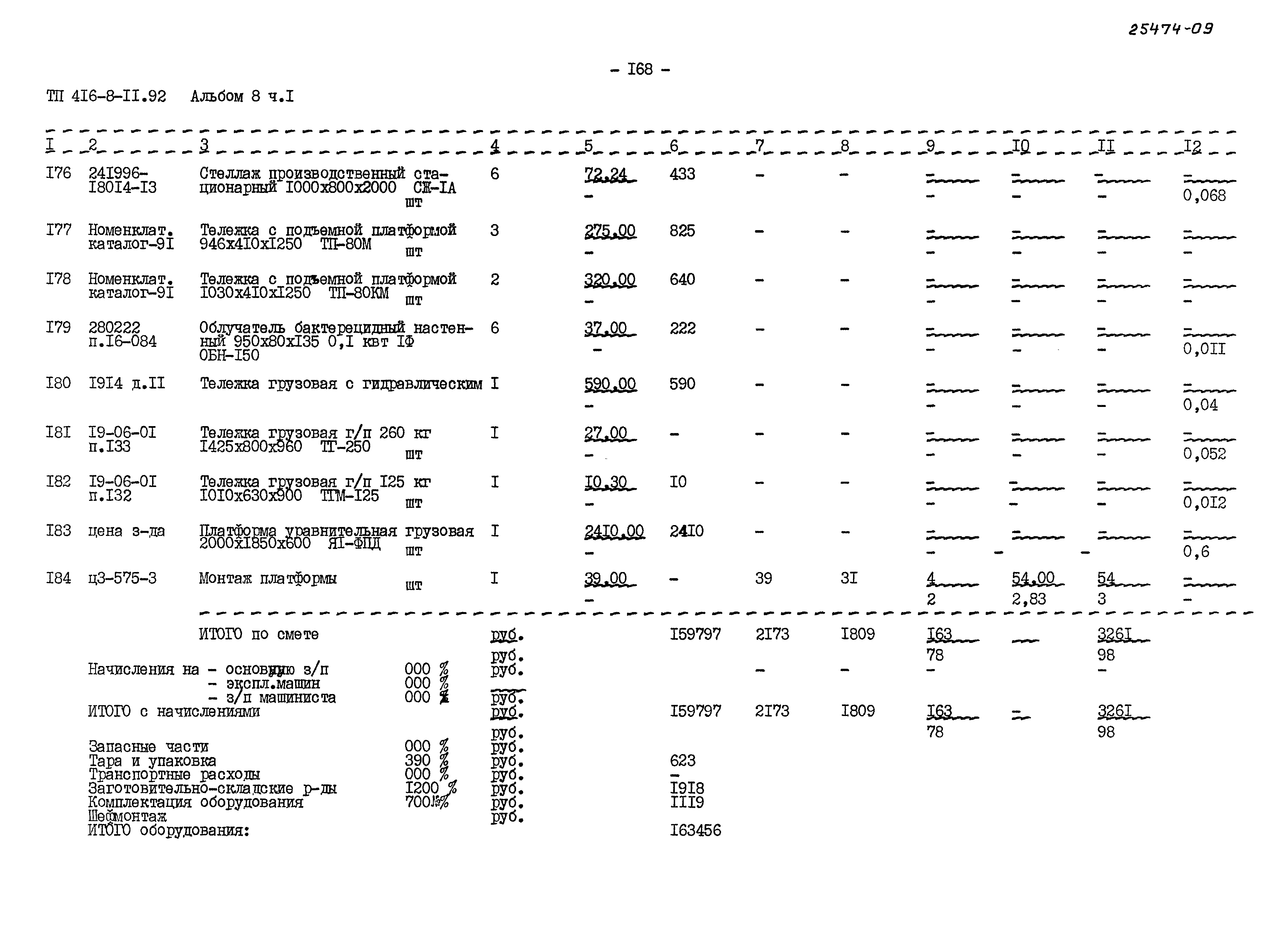 Типовой проект 416-8-11.92