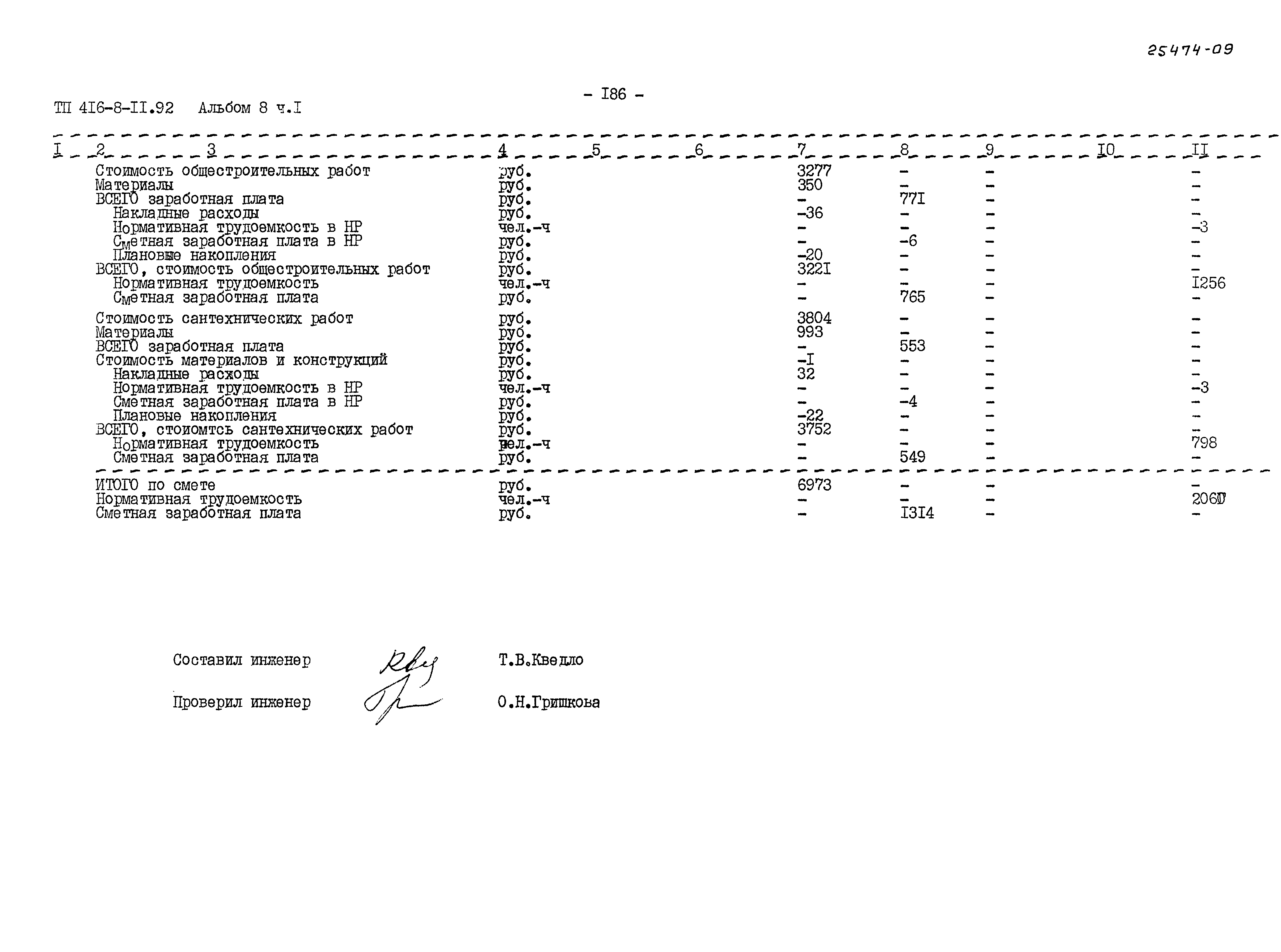 Типовой проект 416-8-11.92