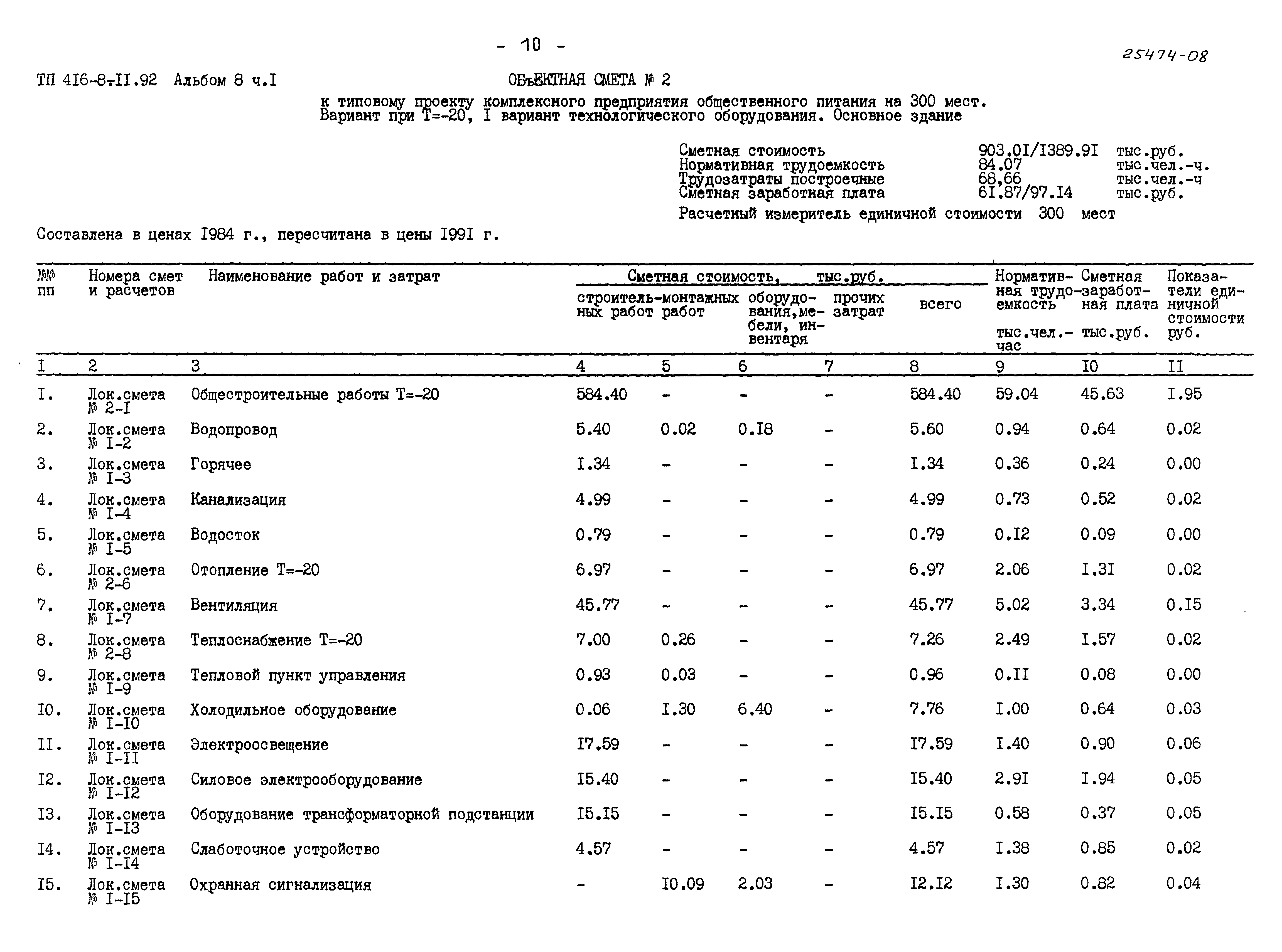 Типовой проект 416-8-11.92