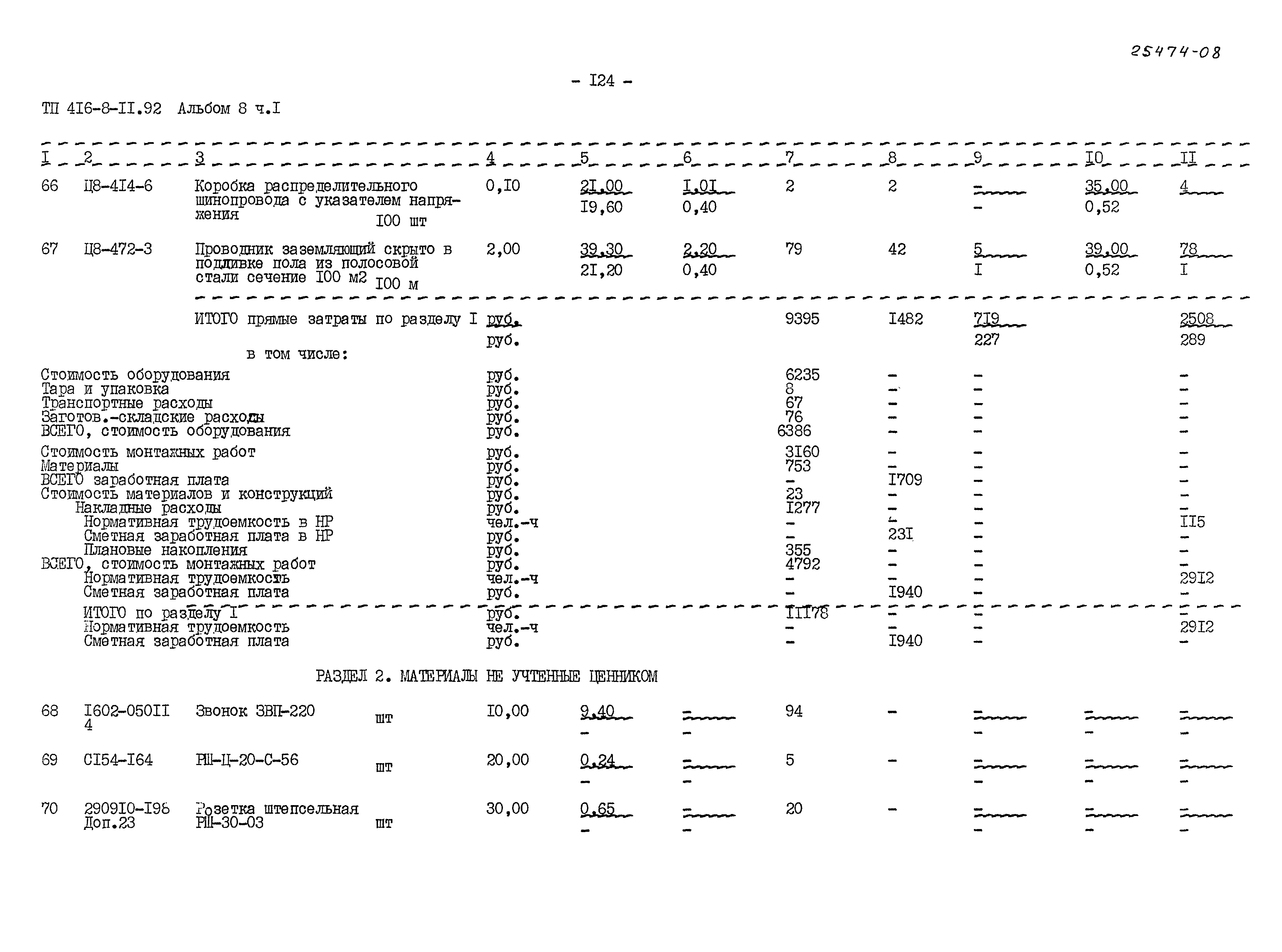 Типовой проект 416-8-11.92