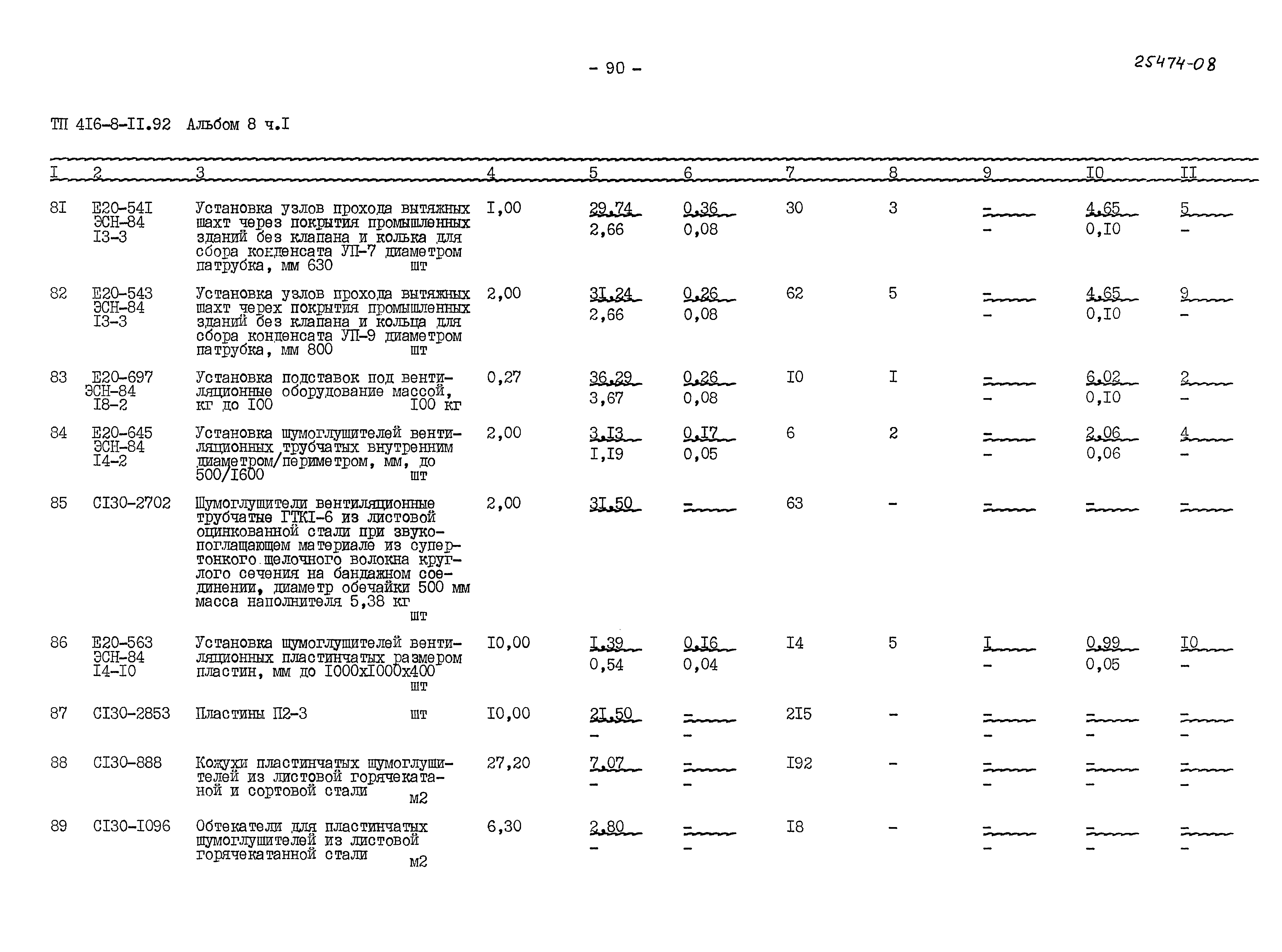 Типовой проект 416-8-11.92