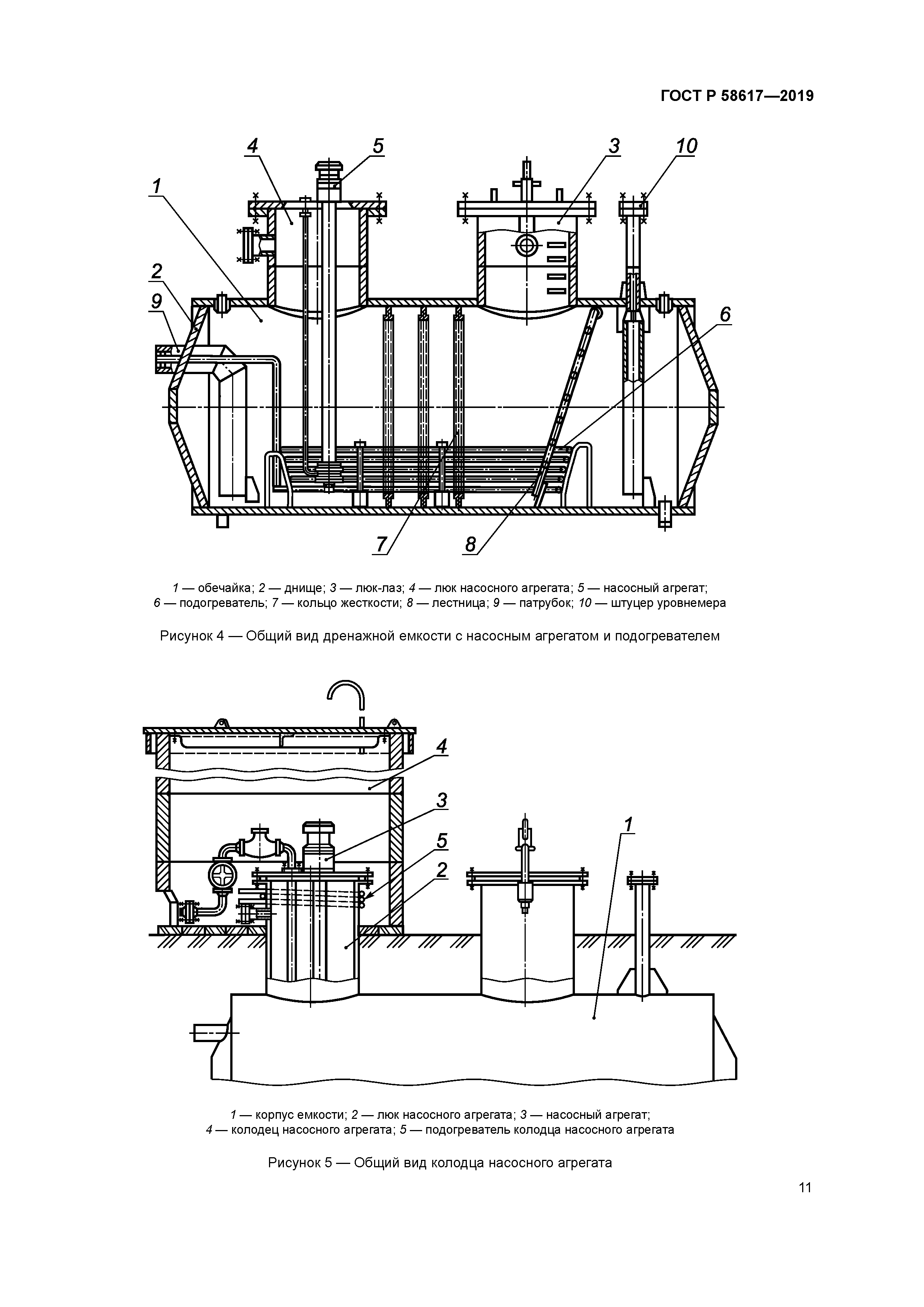 Скачать ГОСТ Р 58617-2019 Магистральный трубопроводный транспорт нефти и  нефтепродуктов. Емкости и резервуары горизонтальные стальные. Общие  технические условия
