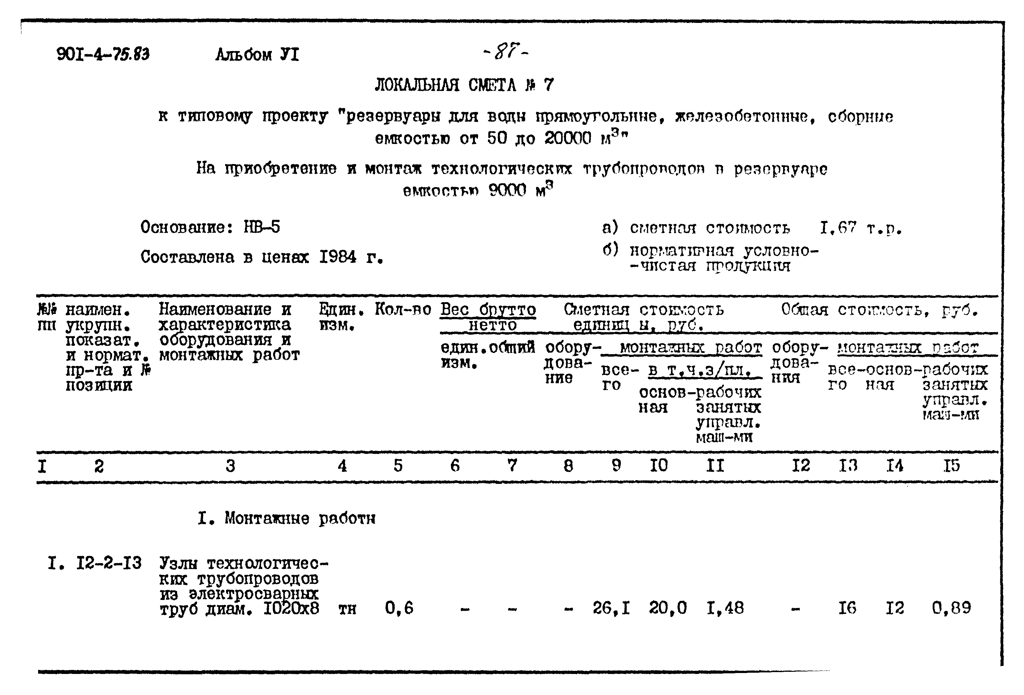Типовой проект 901-4-75.83