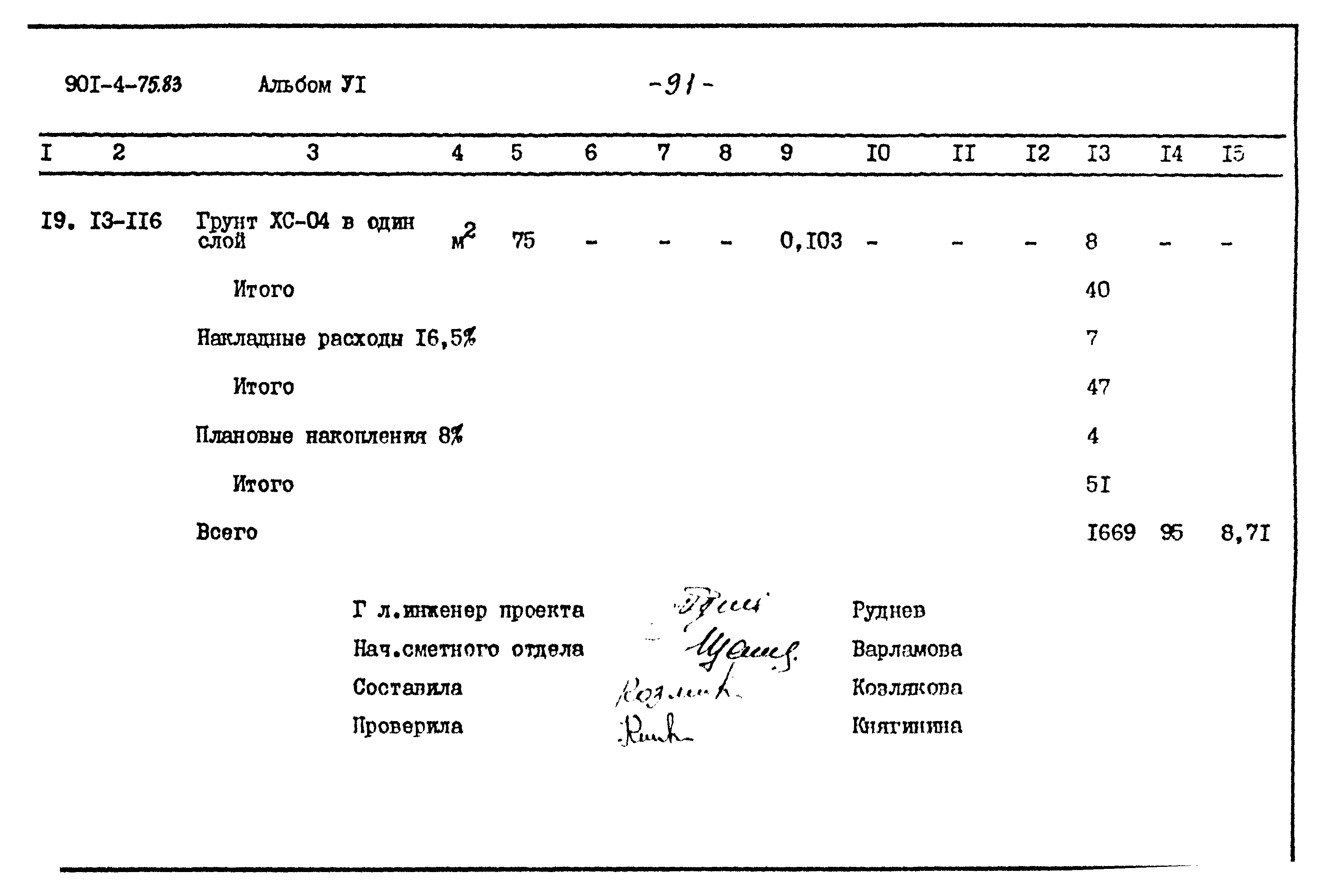 Типовой проект 901-4-75.83