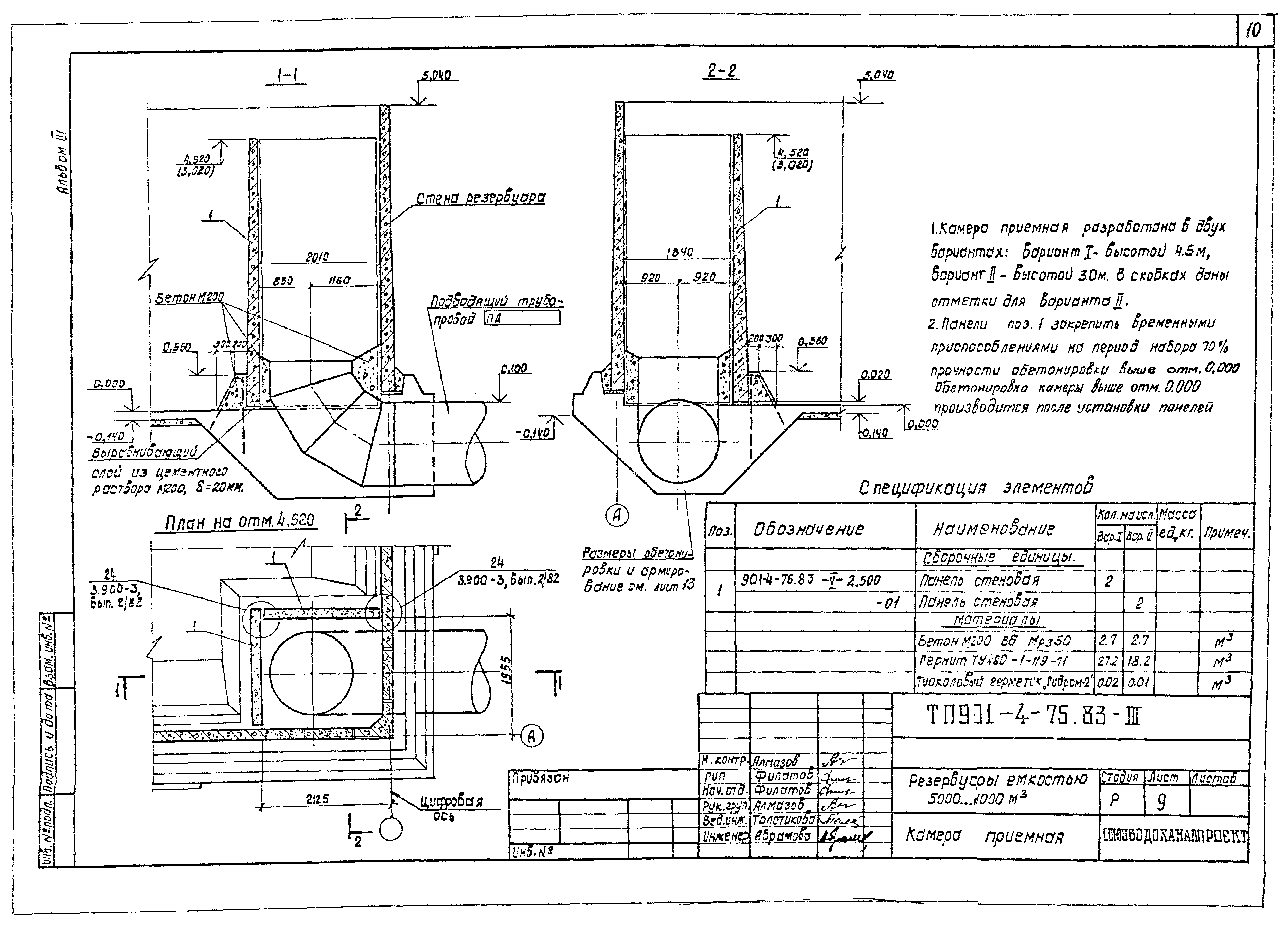 Типовой проект 901-4-75.83
