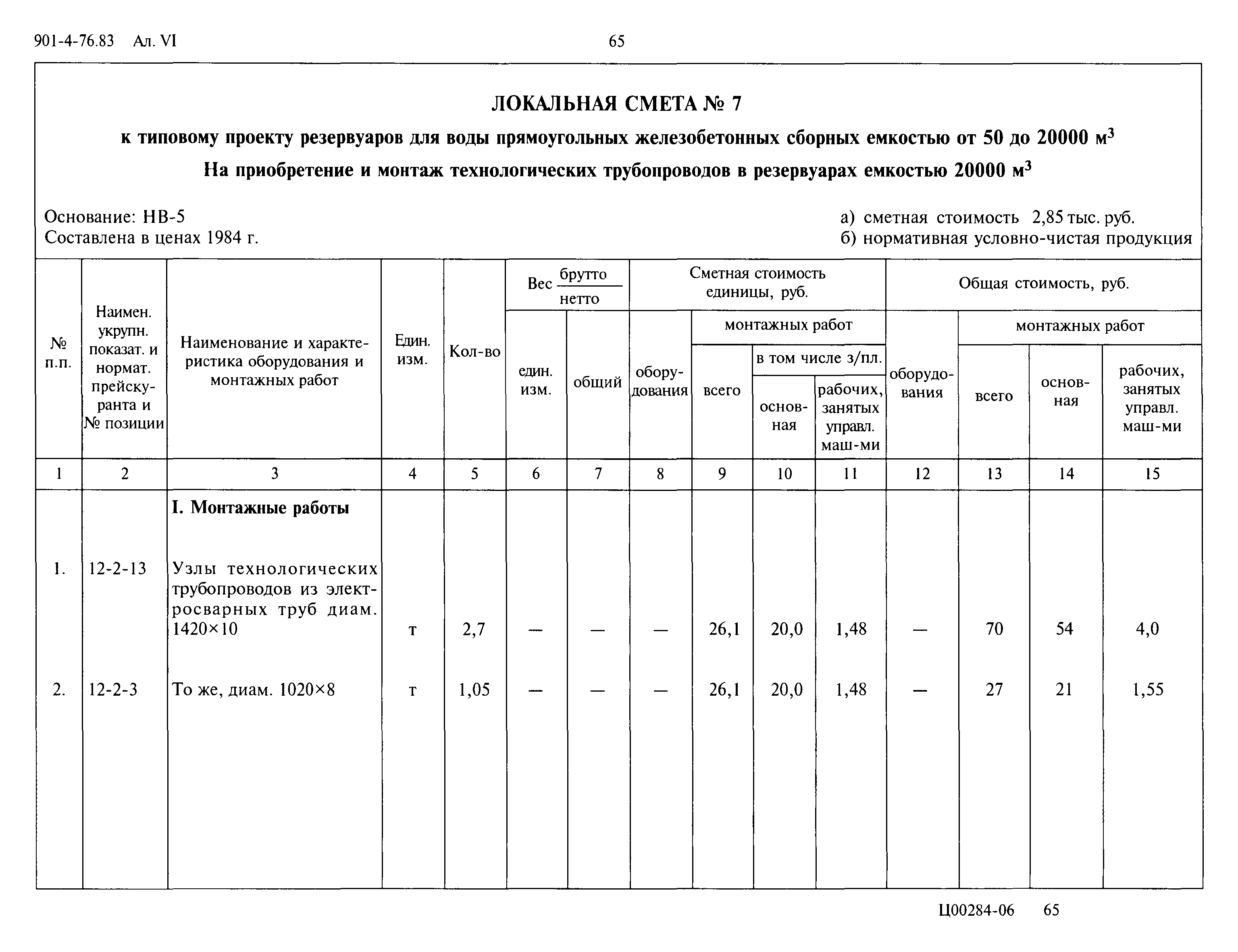 Типовой проект 901-4-76.83
