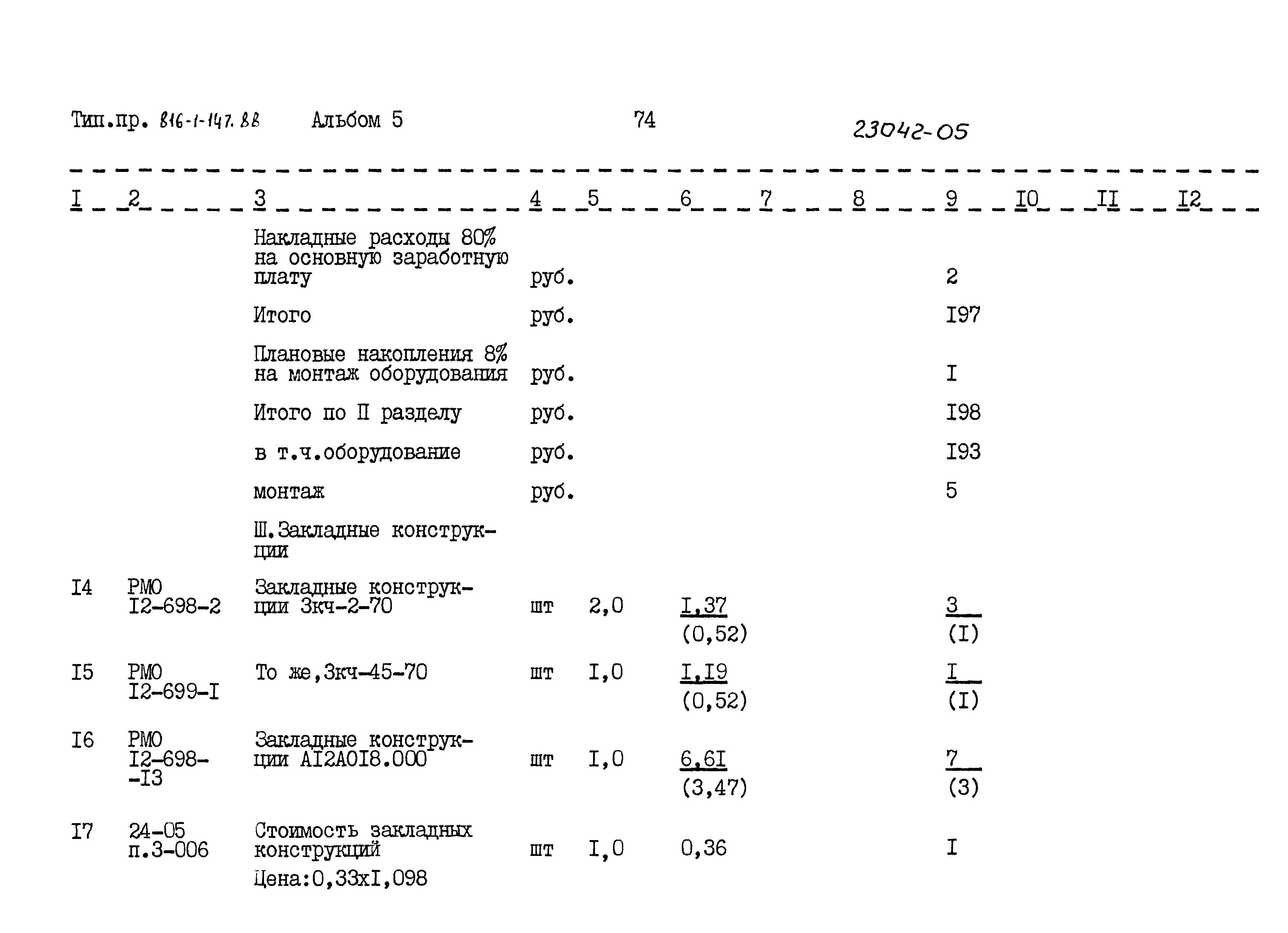 Типовой проект 816-1-147.88