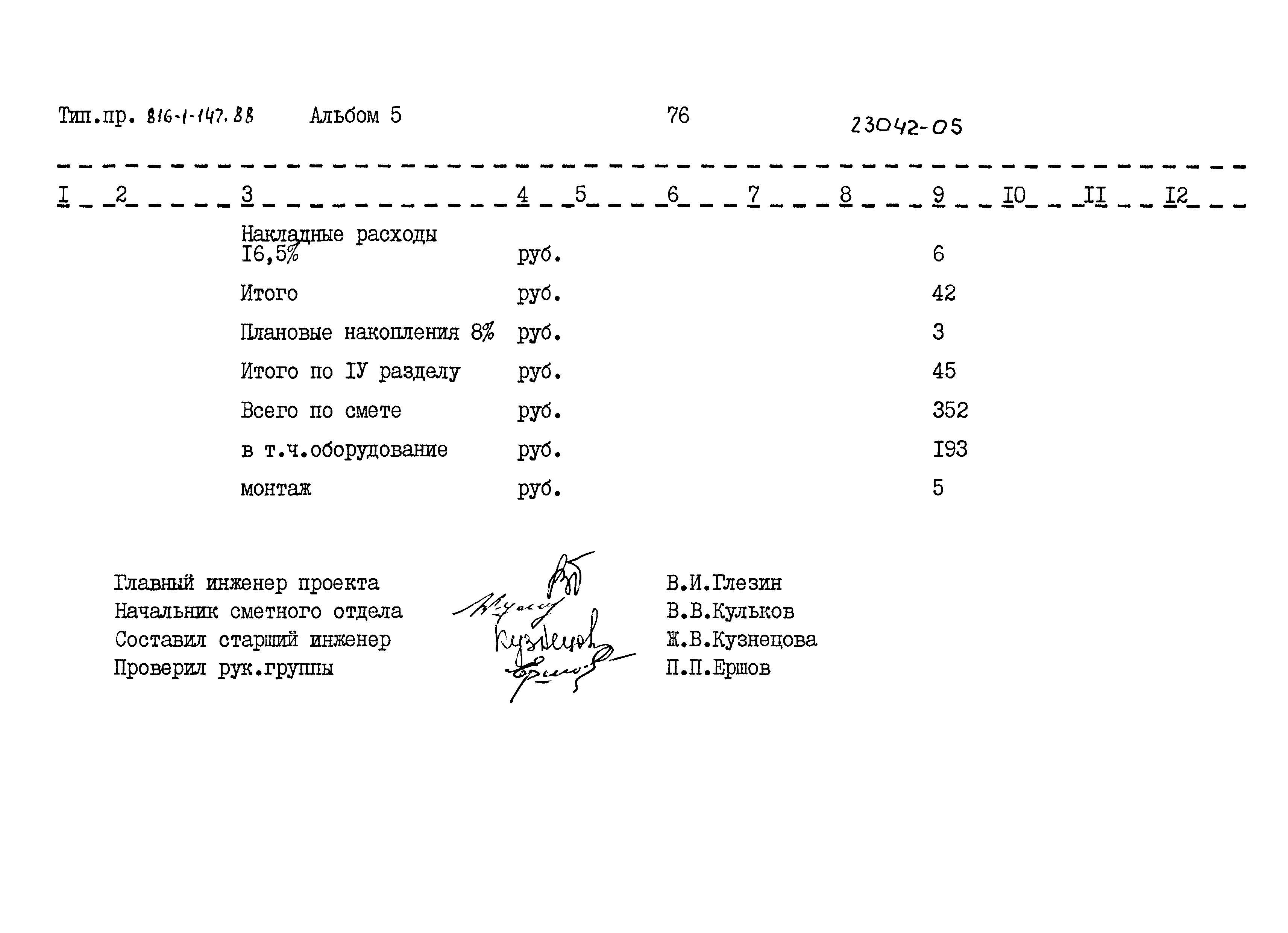 Типовой проект 816-1-147.88