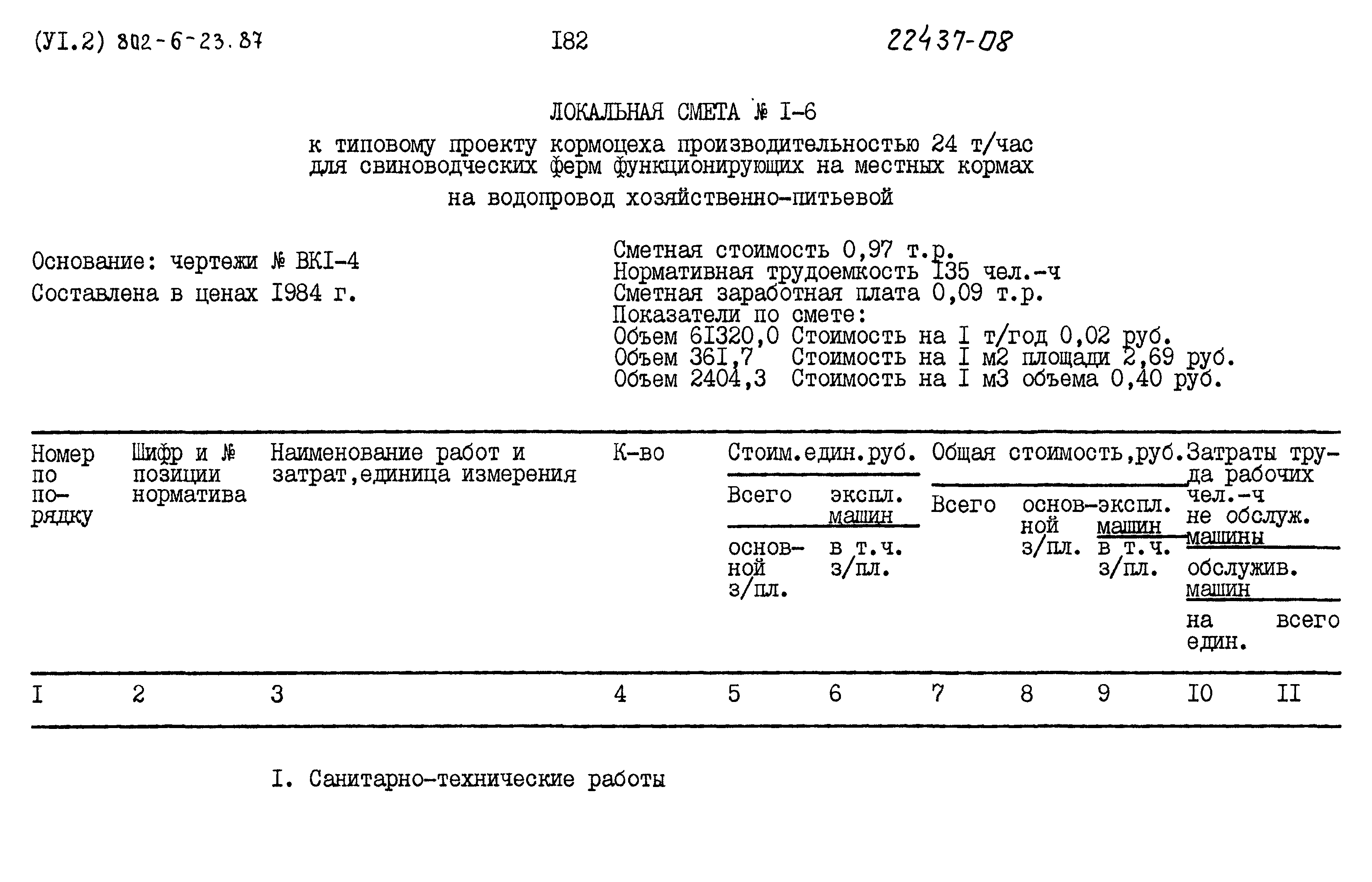 Типовой проект 802-6-23.87